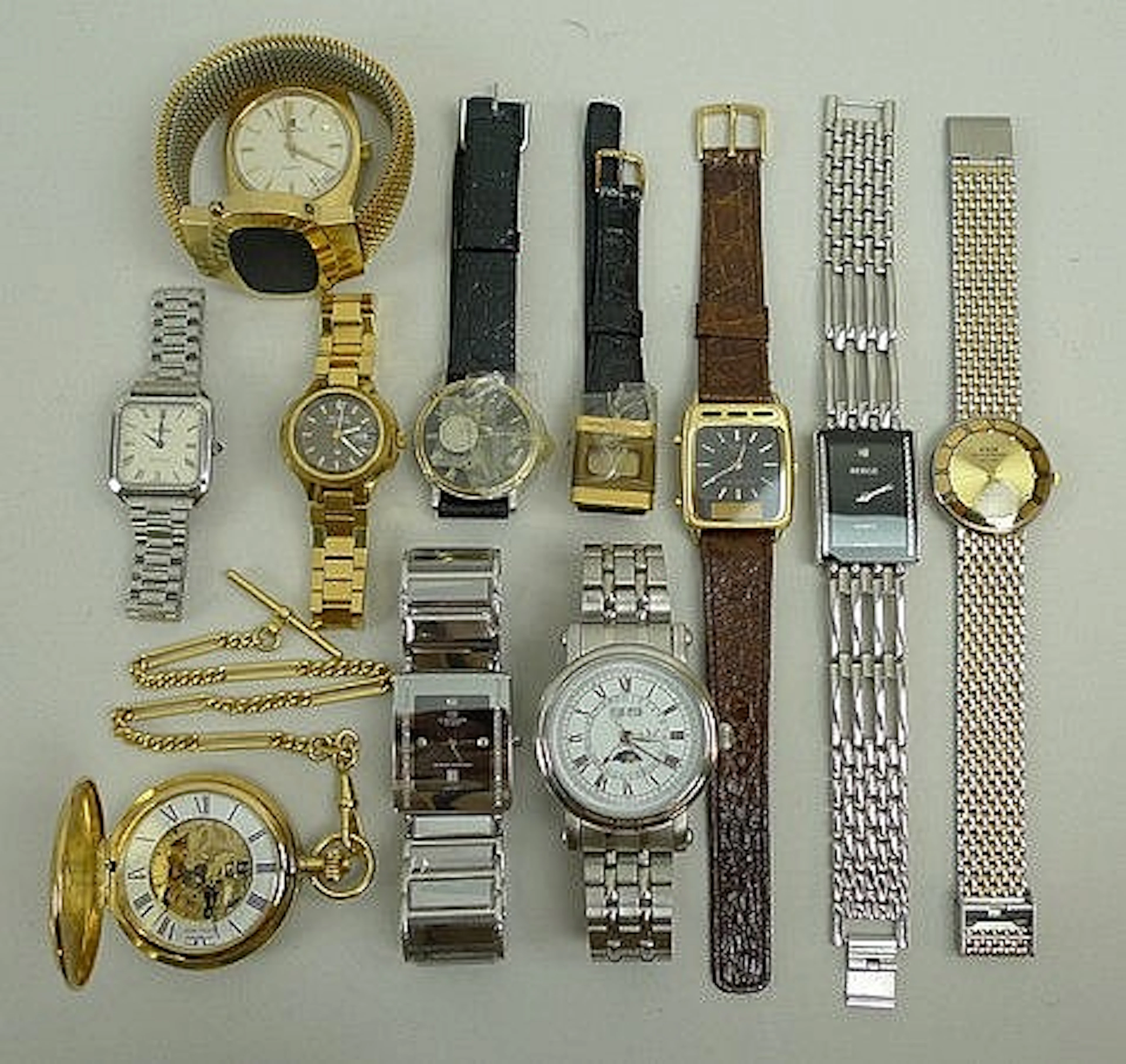 A quantity of gentleman's and lady's wristwatches