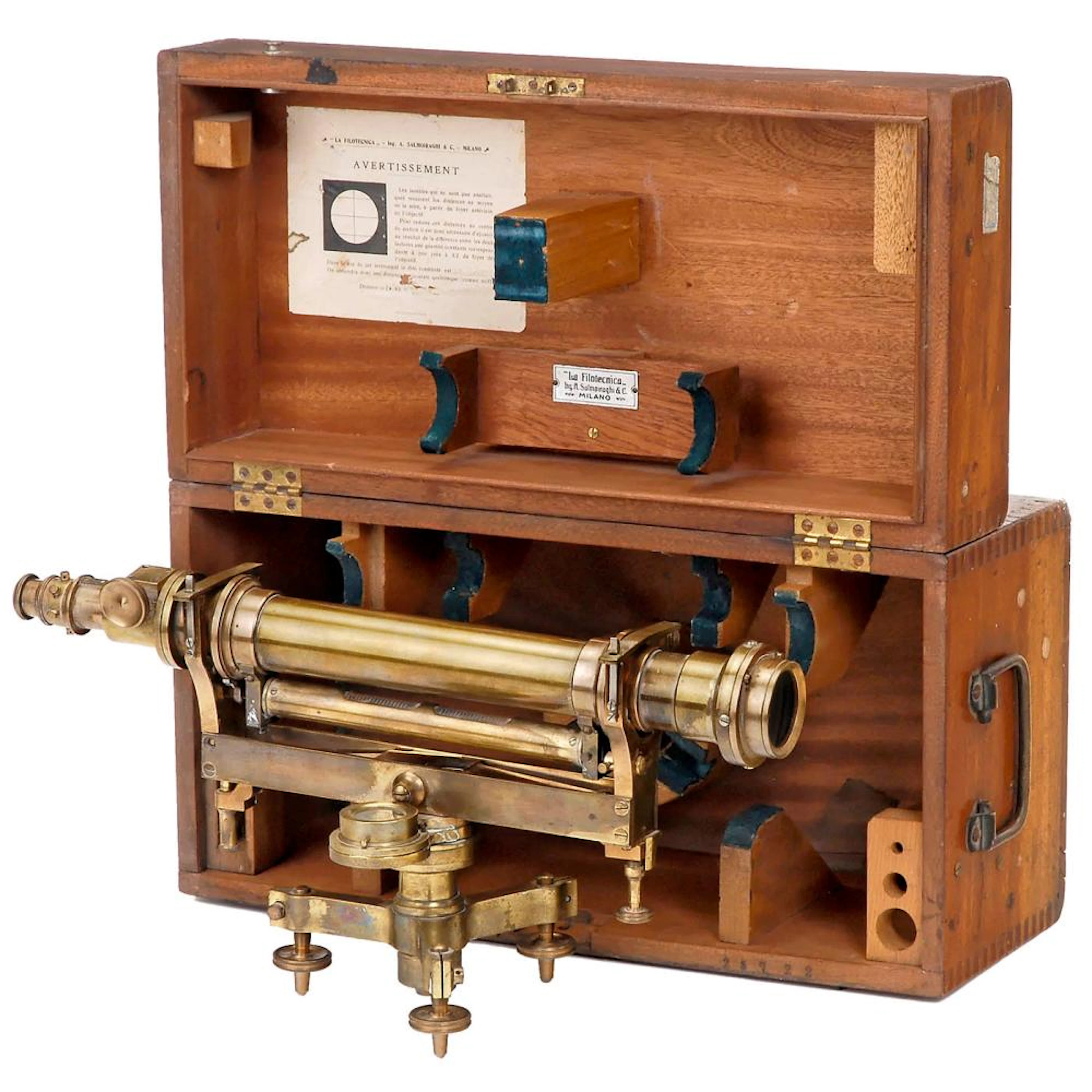 "La Filotecnica" Precision Leveling Instrument, c. 1915
