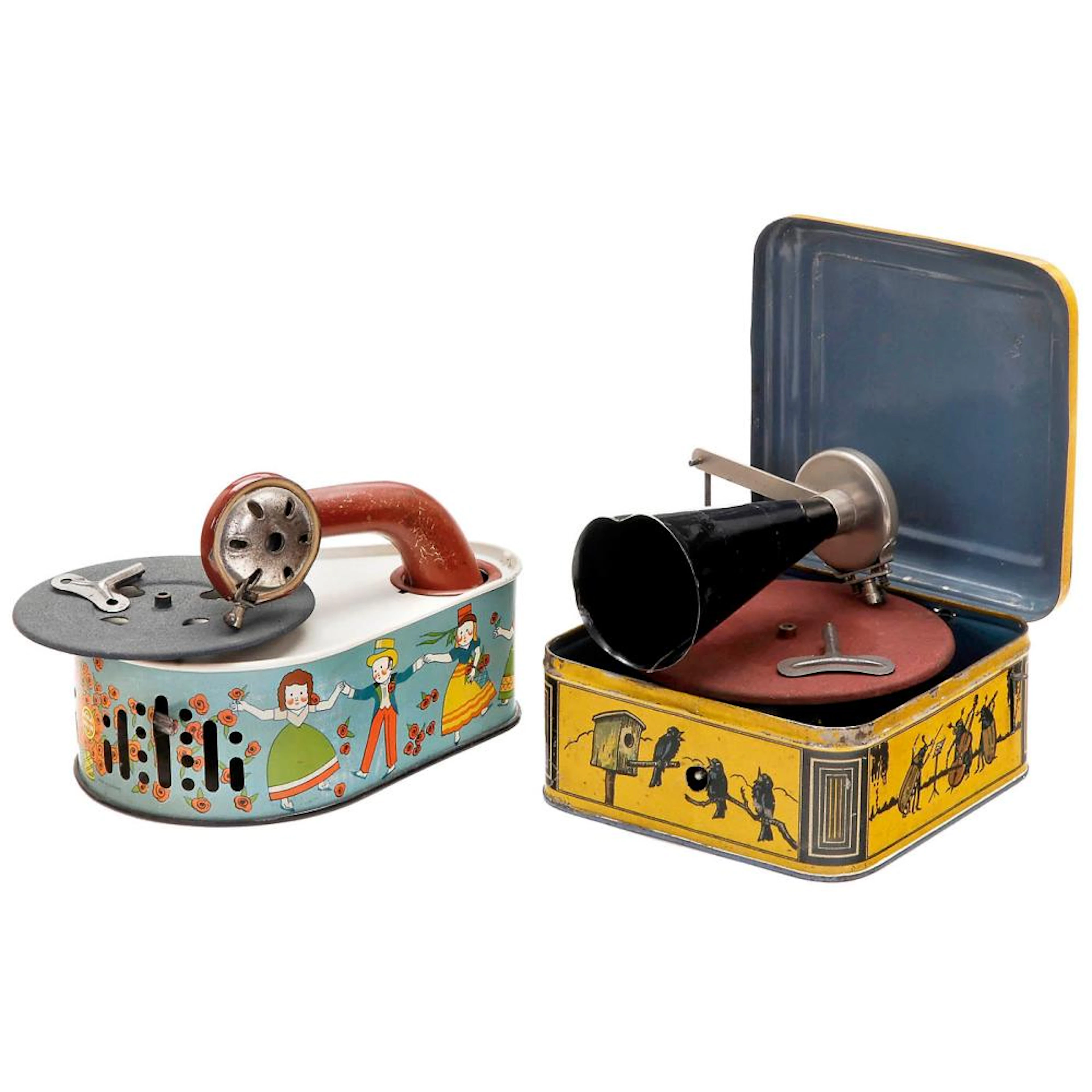 2 Toy Gramophones, c. 1925-50
