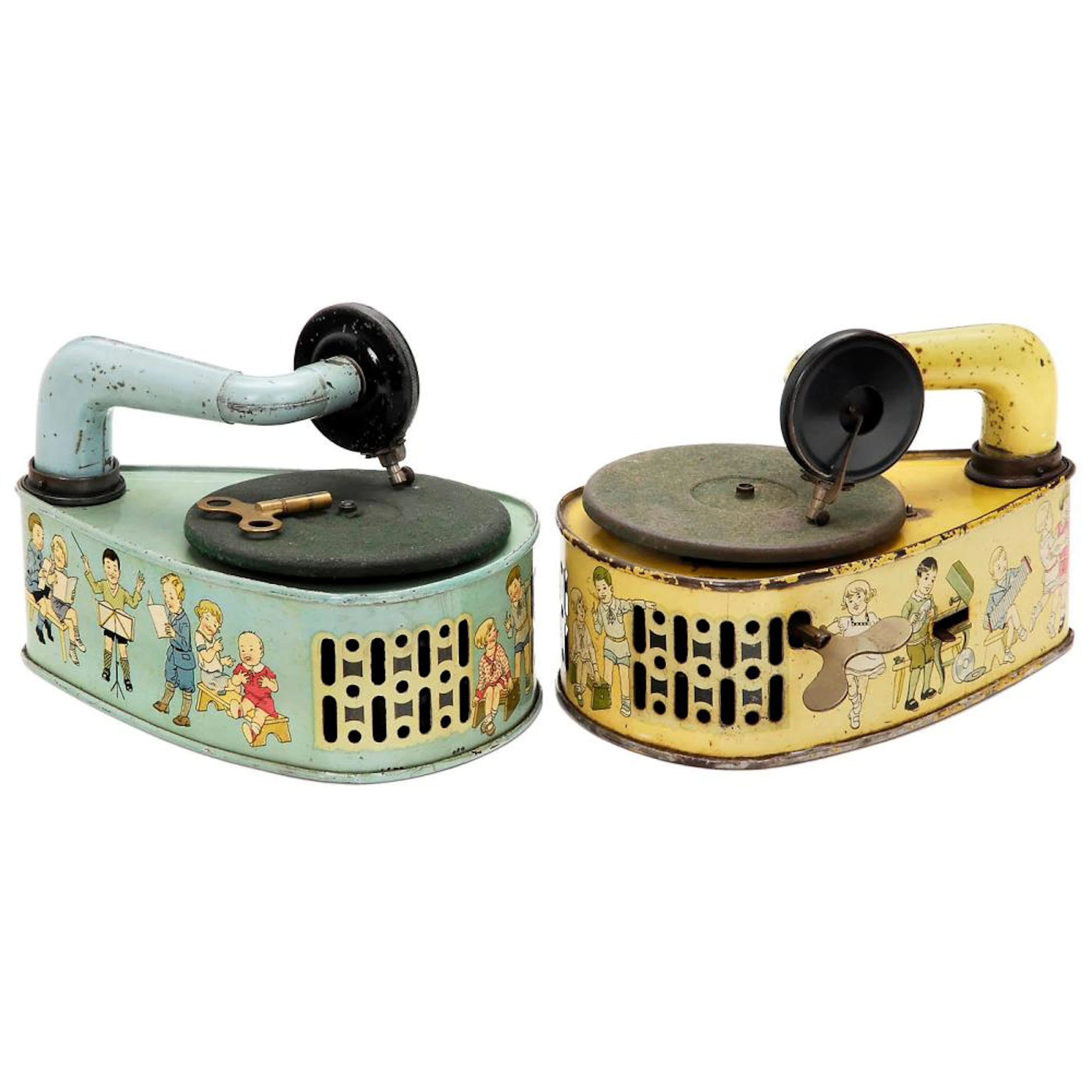 2 Toy Gramophones, c. 1925