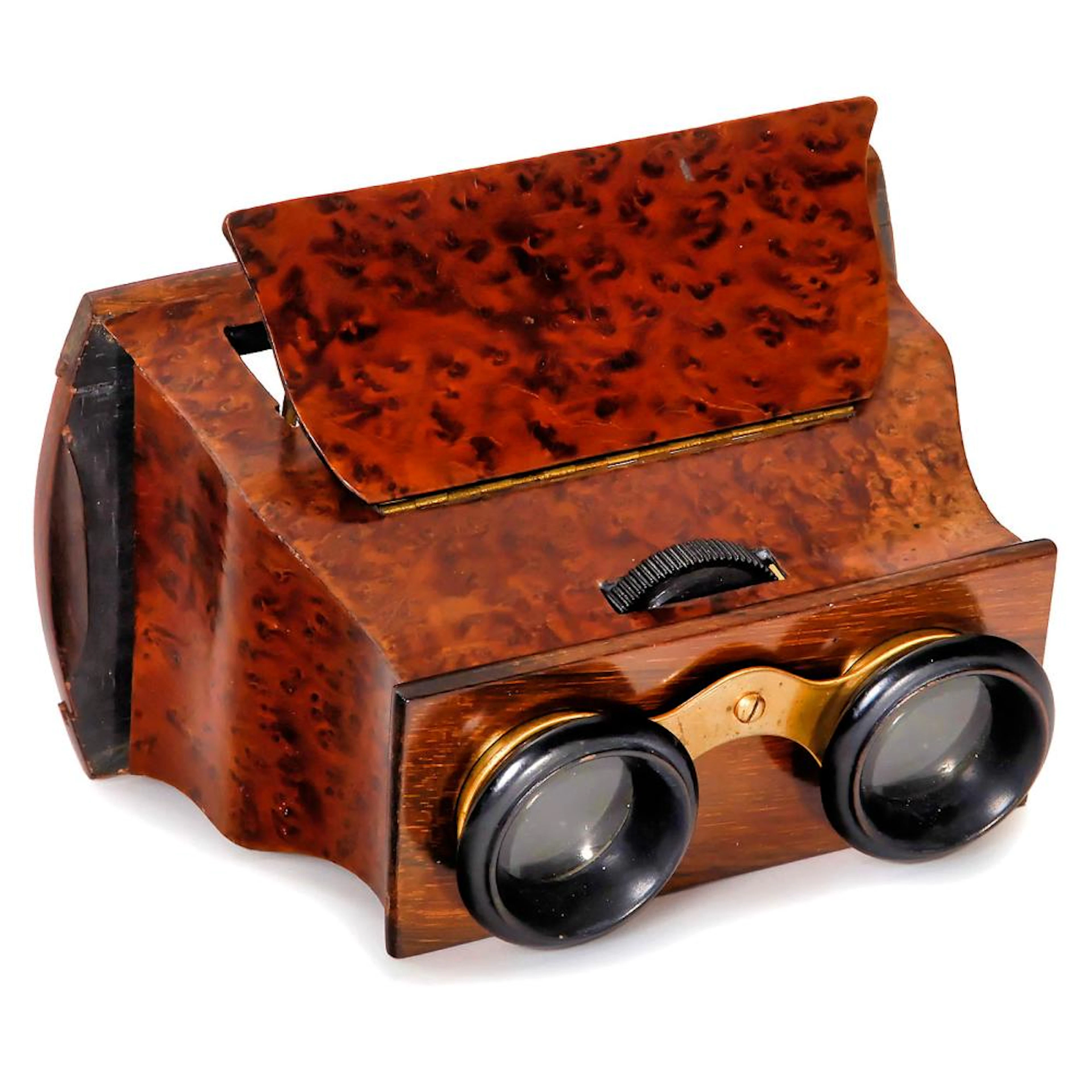Curved Stereoscope 8,5 x 17 cm, c. 1870