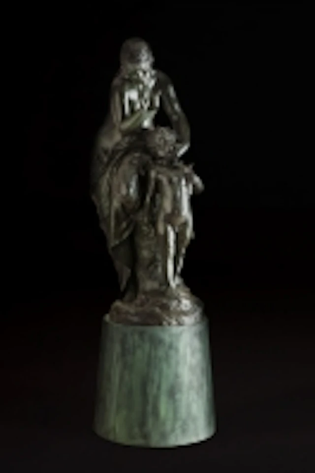 DAS VERBOT / DIE ERMAHNUNG (VENUS ERMAHNT AMOR), 1893 (UNIKAT)