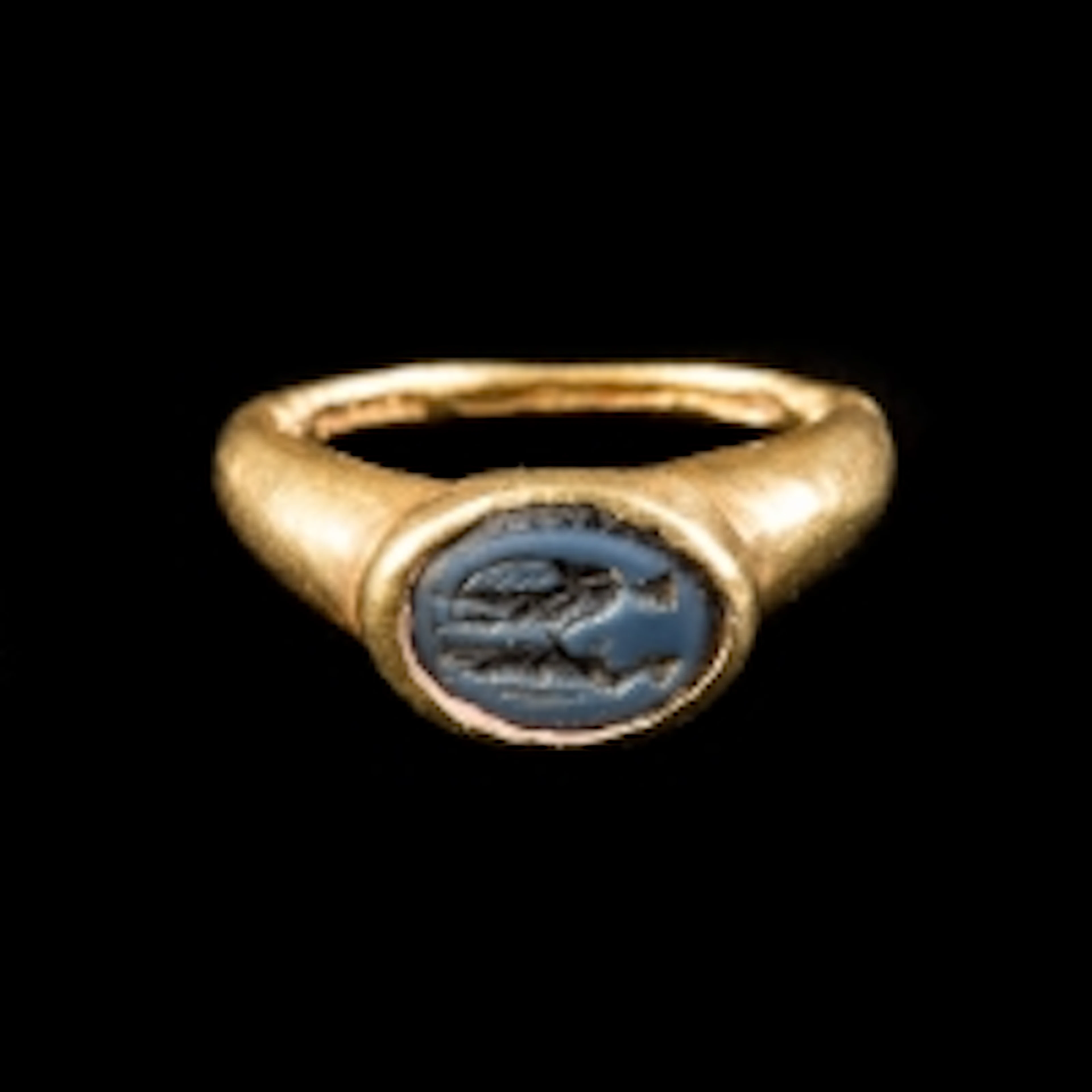 RÖMISCHER RING MIT NICCOLO-GEMME
