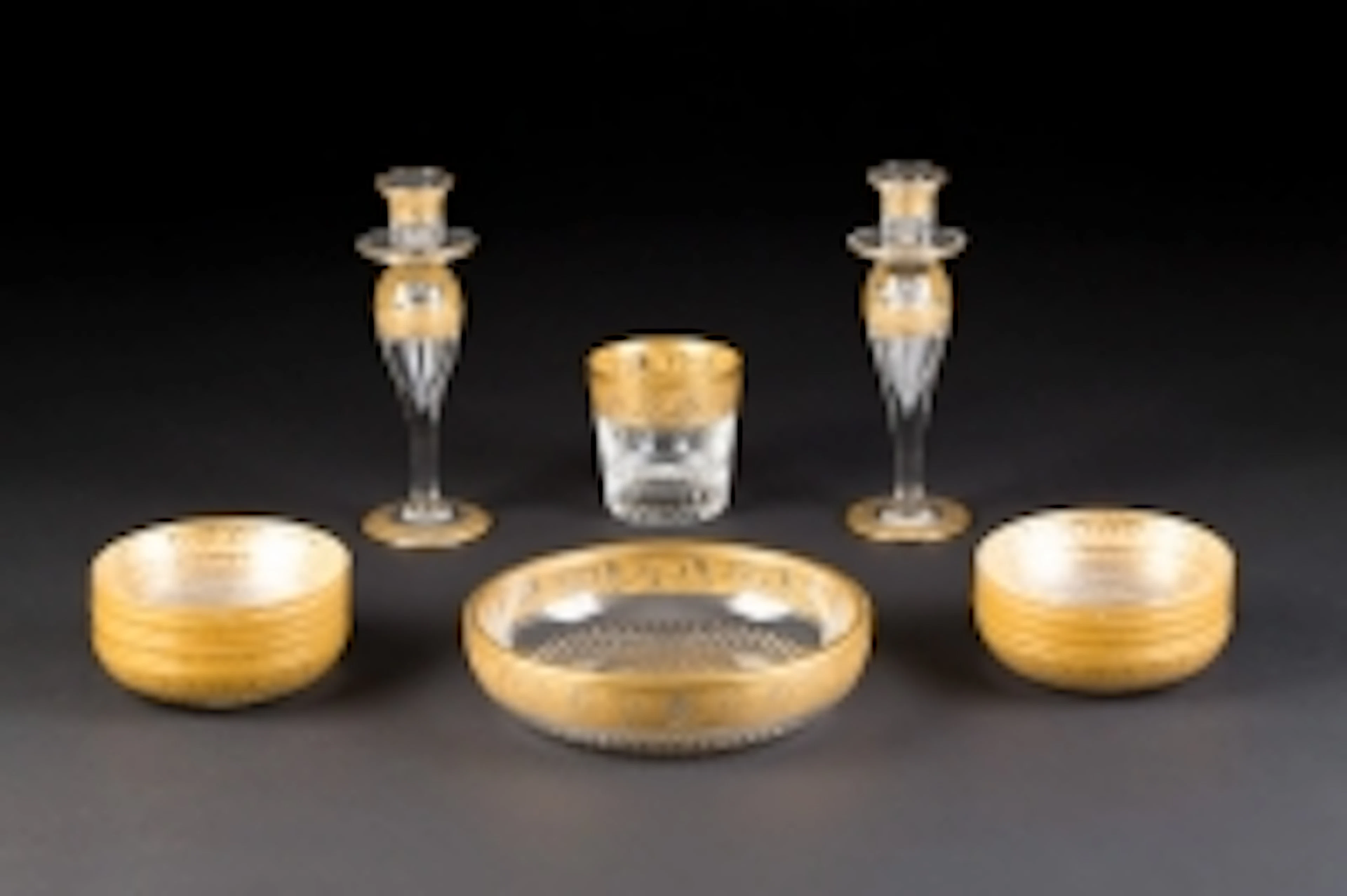SAMMLUNG VON 15 TEILEN 'THISTLE GOLD'