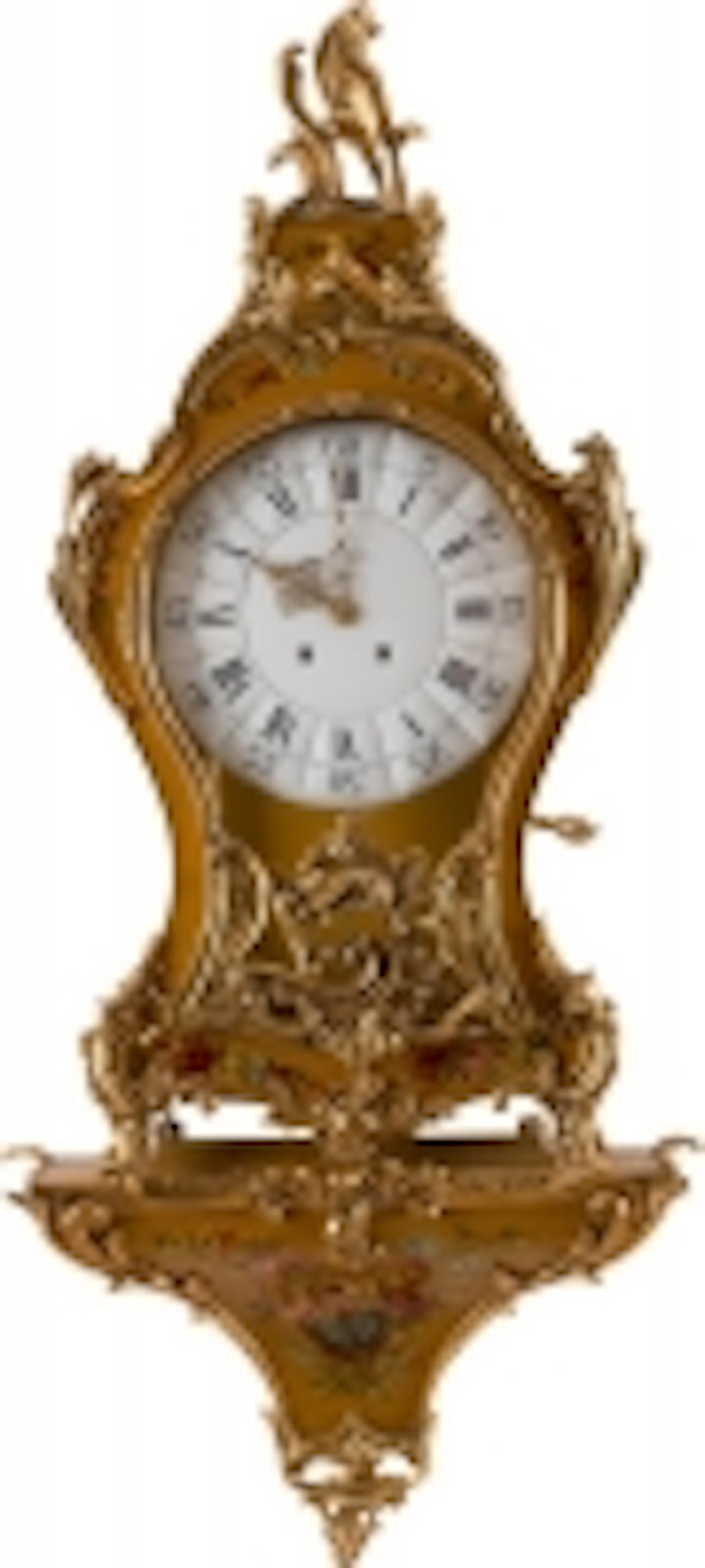GROSSE PENDULE IM BOULLE-STIL MIT KONSOLE