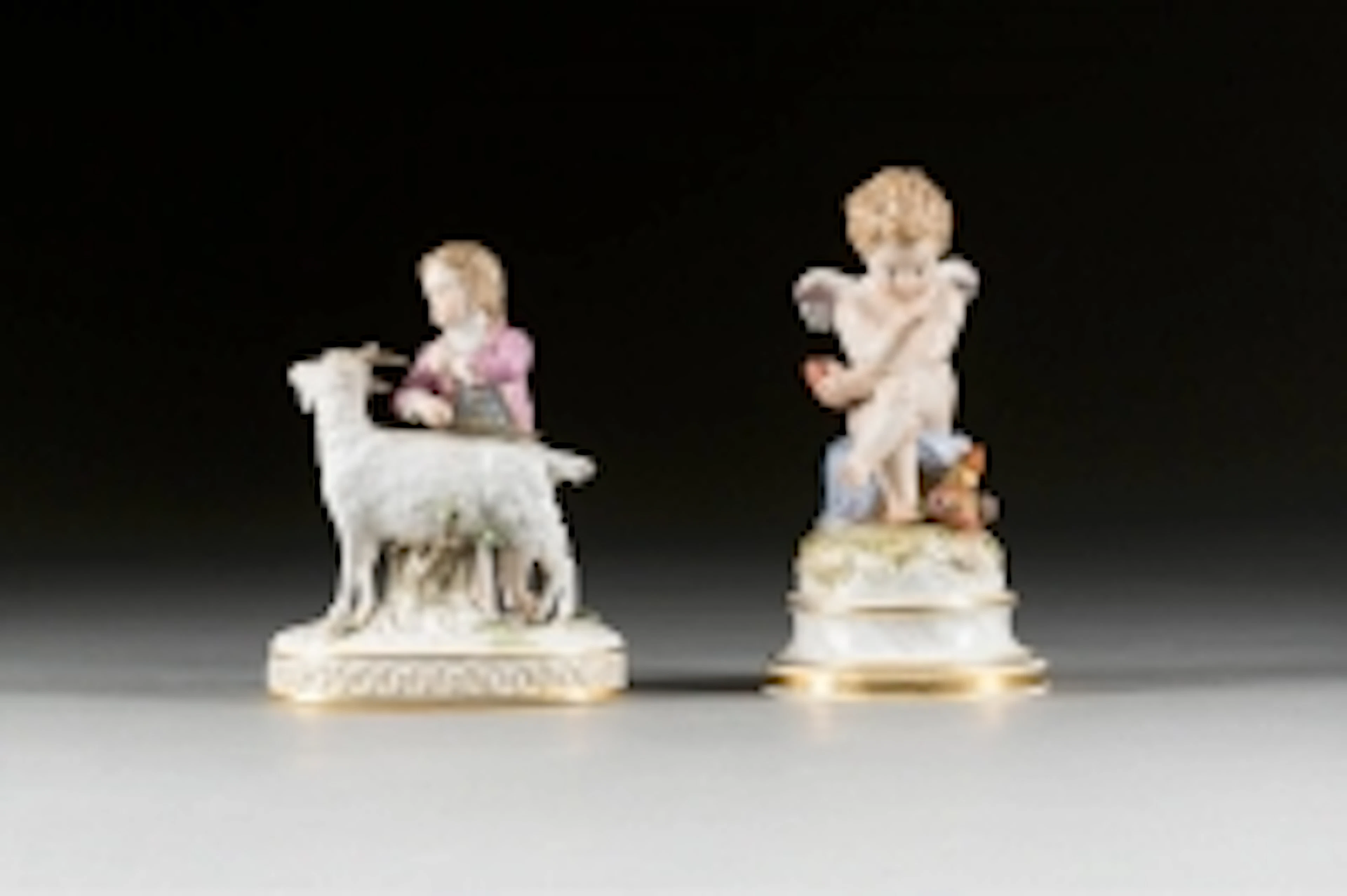 ZWEI MEISSENER FIGUREN