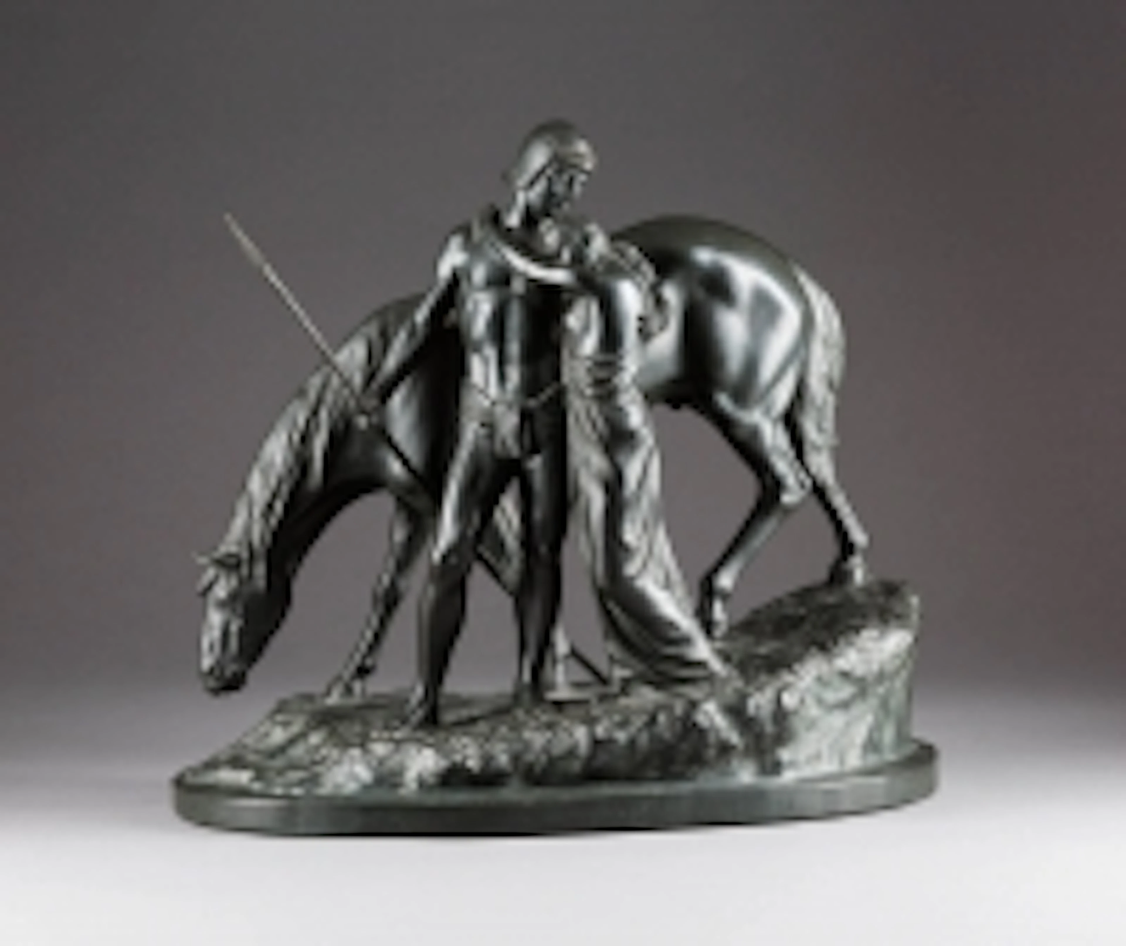 ALBIN DÖBRICH 1872 - 1945 war tätig in Österreich Der Abschied