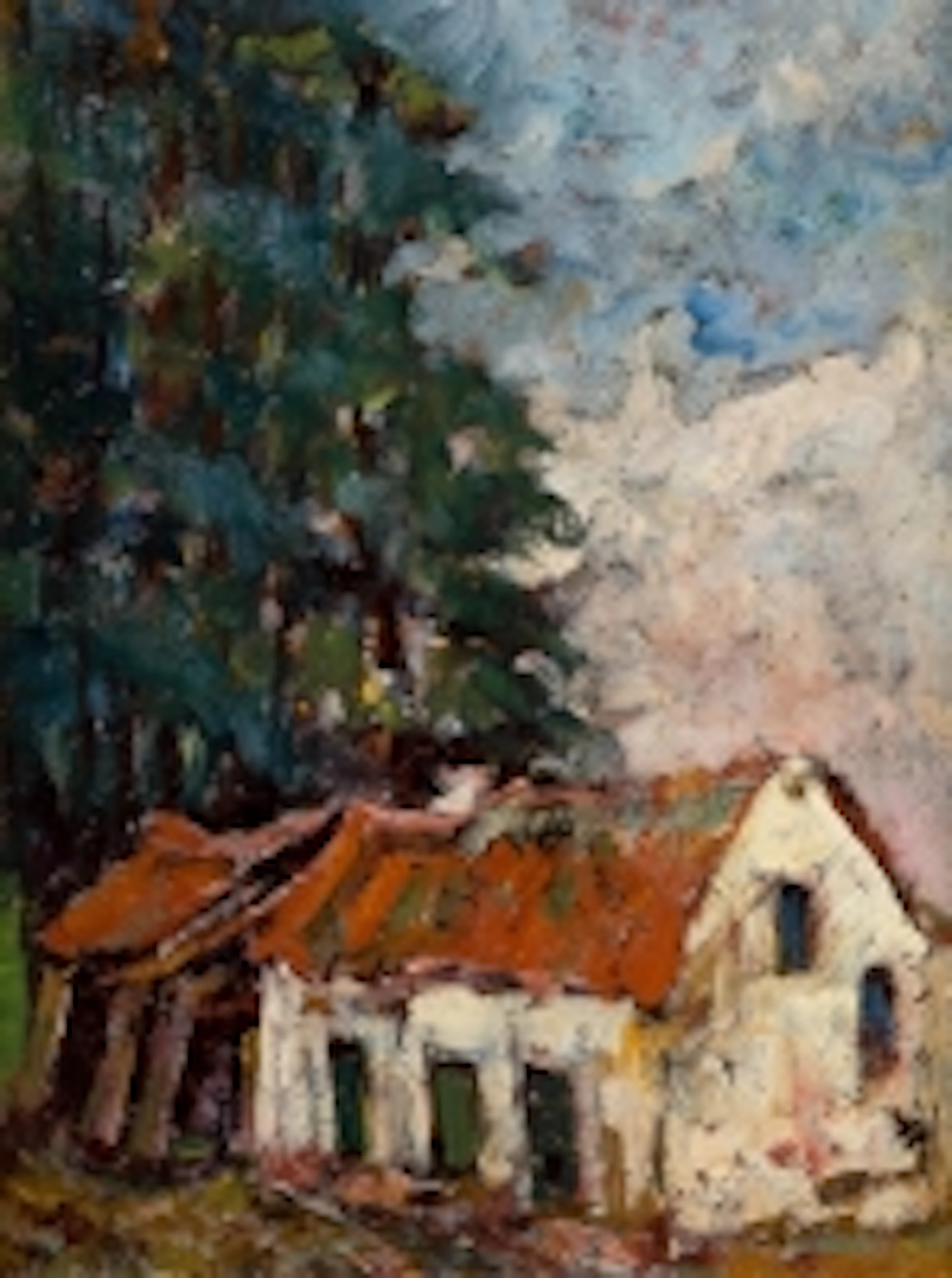 CHAÏM SOUTINE (UMKREIS) 1893 Smilawitschy - 1943 Paris Hütten mi