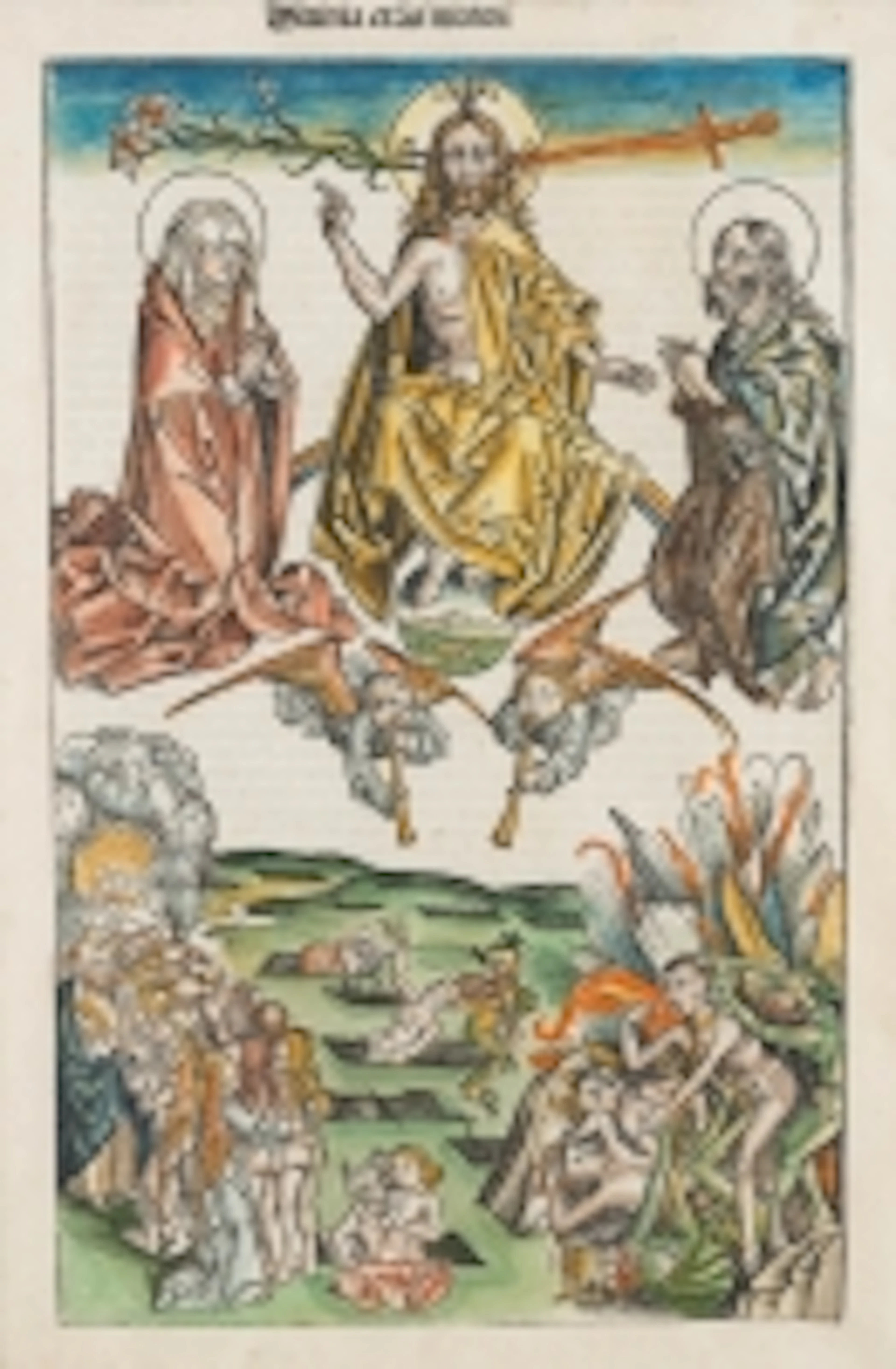HARTMANN SCHEDEL 1440 Nürnberg - 1514 ebenda DAS JÜNGSTE GERICHT