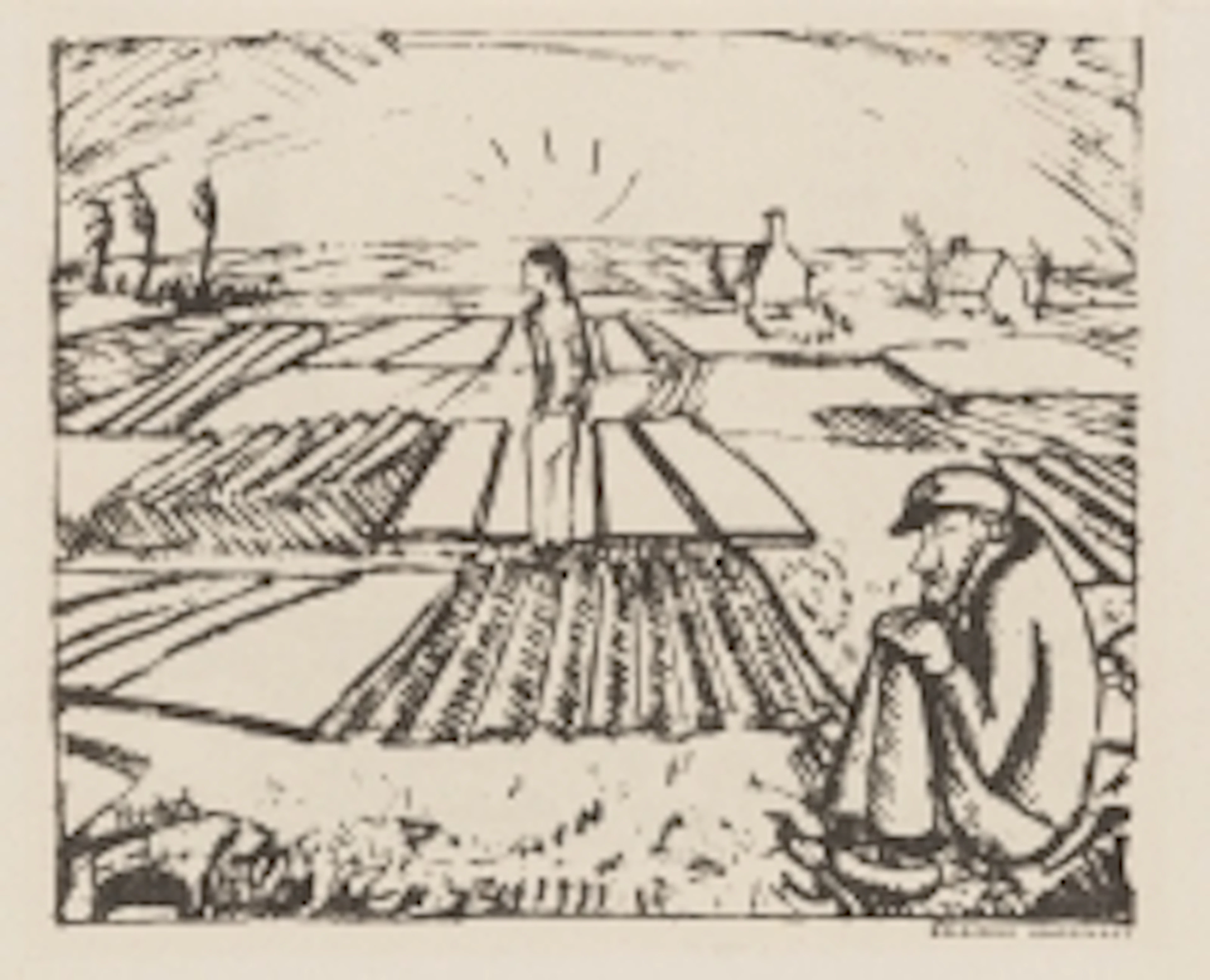 "ERICH HECKEL 1883 Döbeln - 1970 Radolfzell BELGISCHE LANDSCHAFT