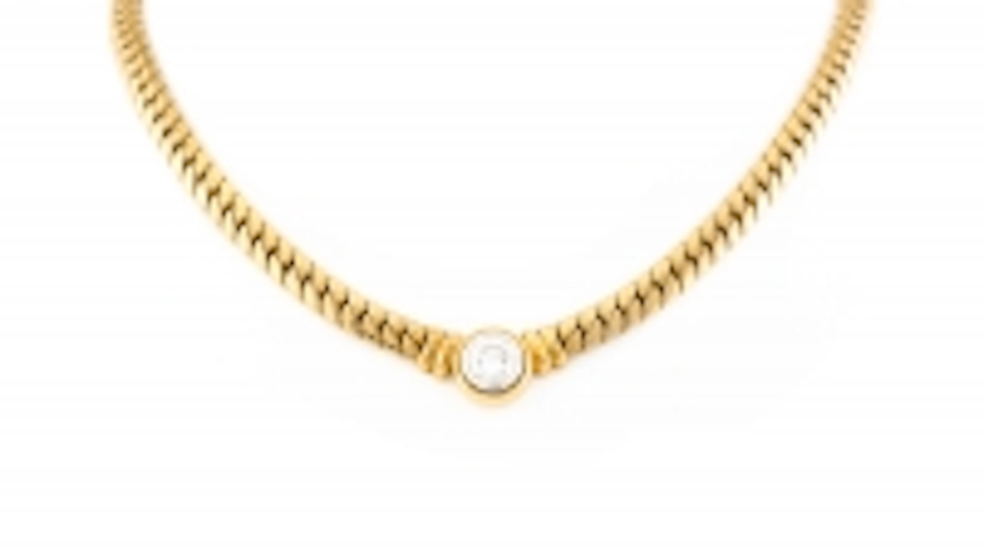 COLLIER MIT BRILLANT-SOLITAIRE 'WEMPE'
