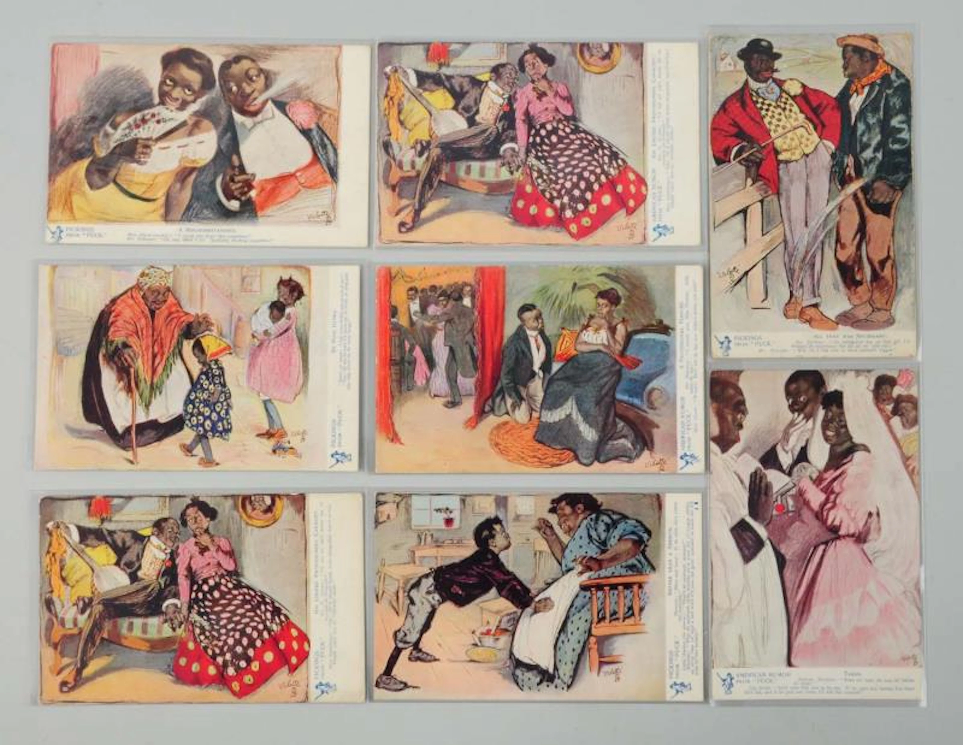 Black Americana Postcards.