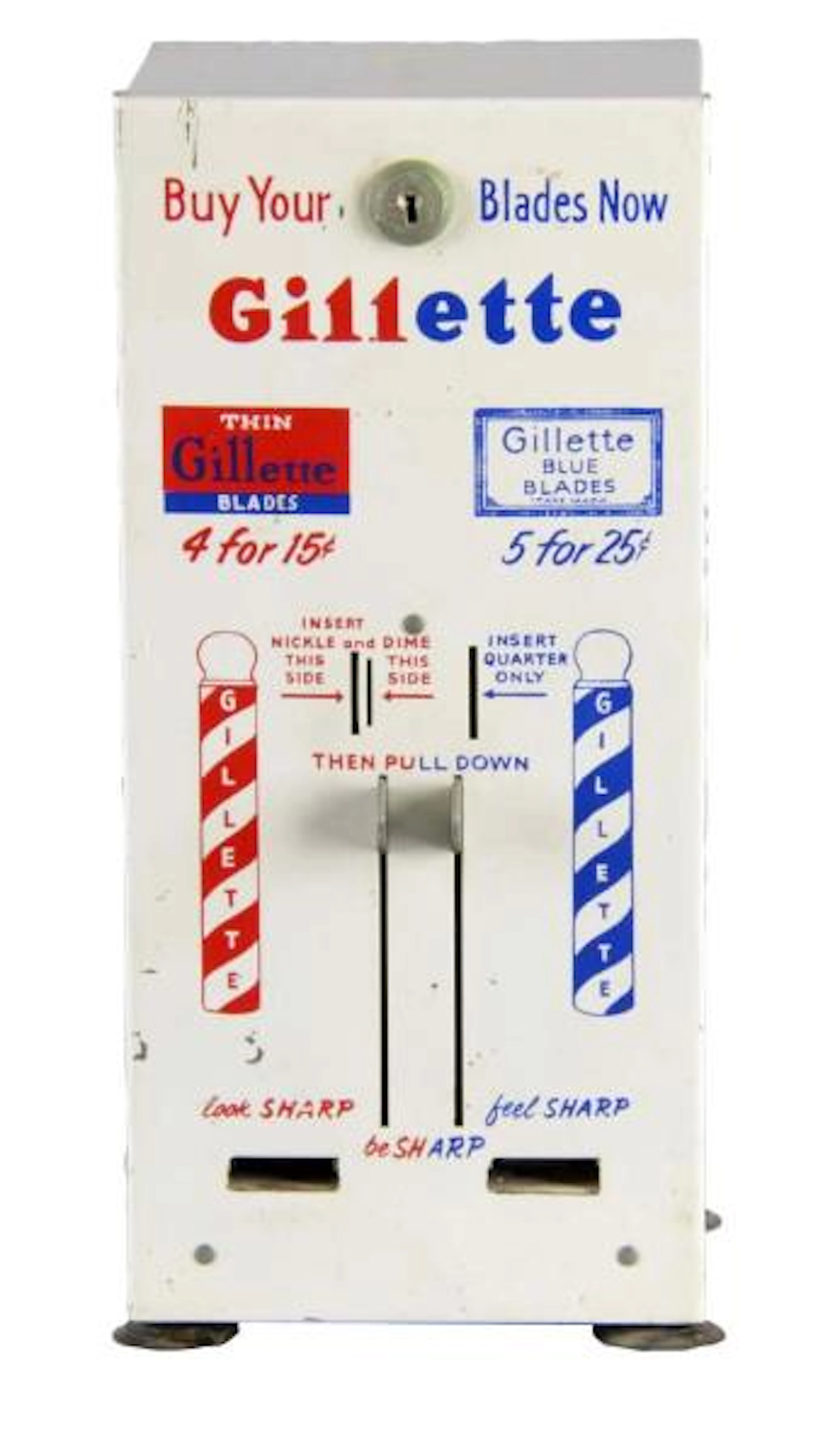 Coin Gillette Razor Blade Dispenser
