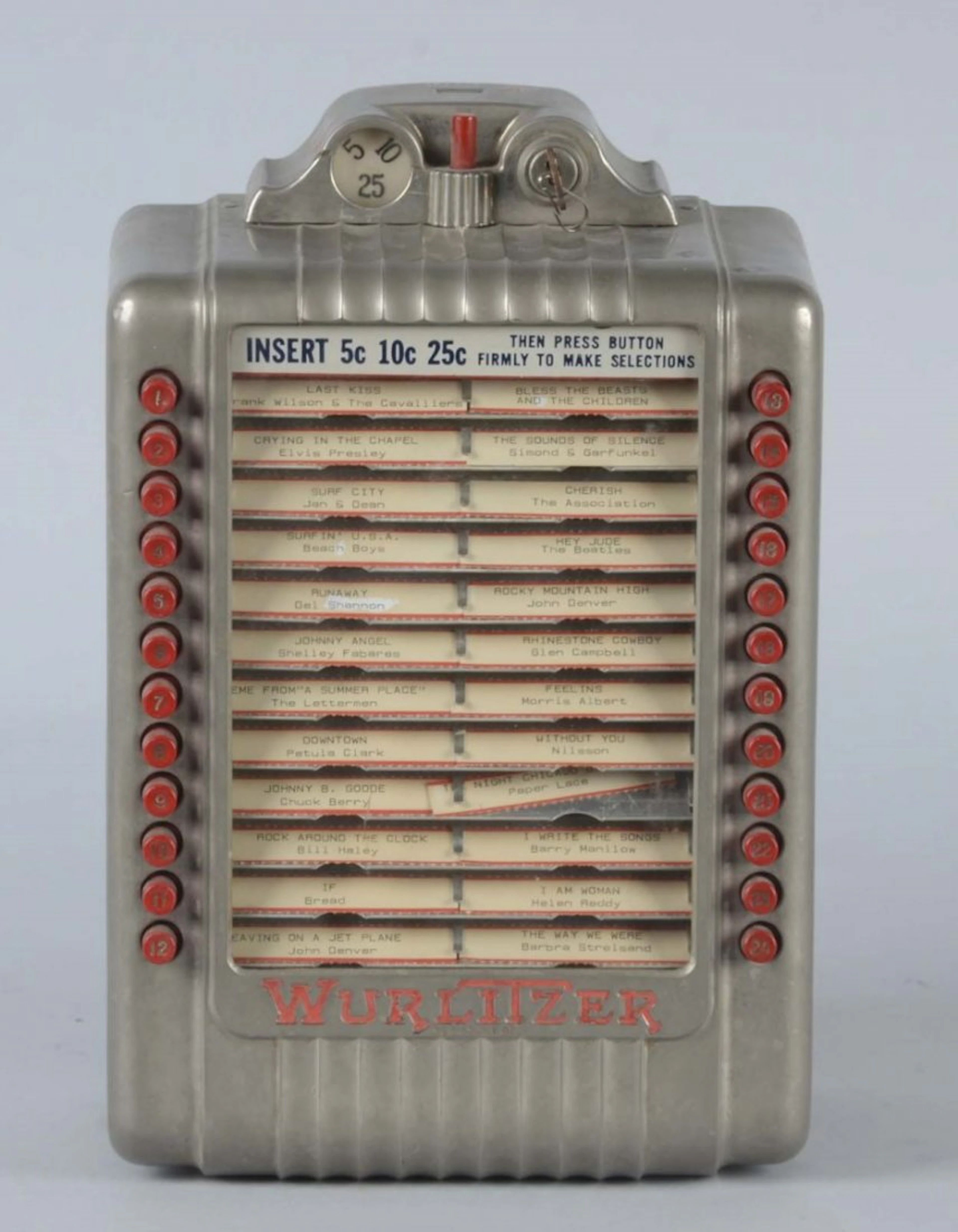 Wurlitzer Model 3020 Jukebox Wall Box