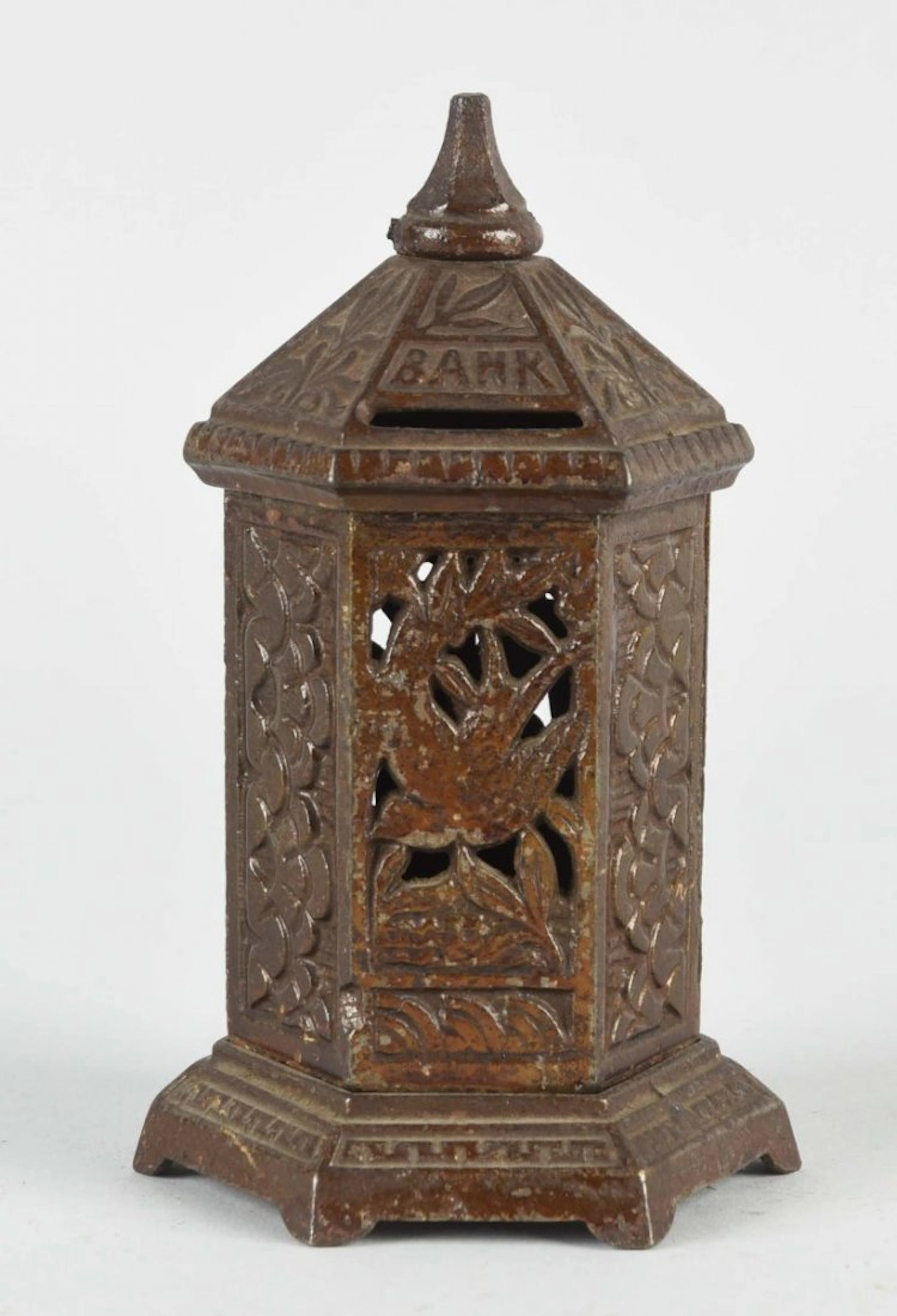 Cast Iron Heater Still Bank.