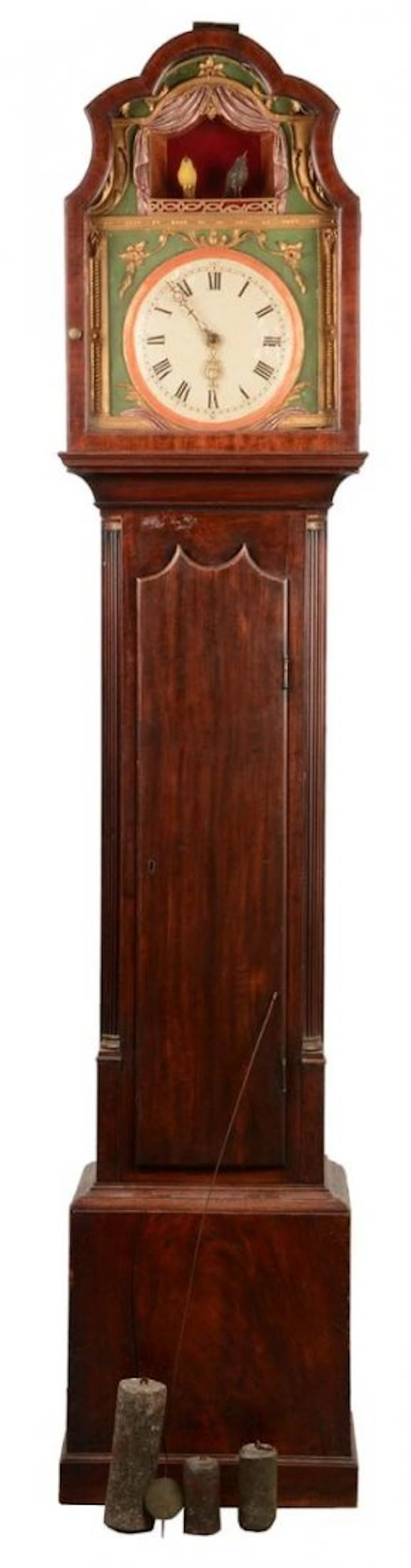 Flute Tall Case Clock.