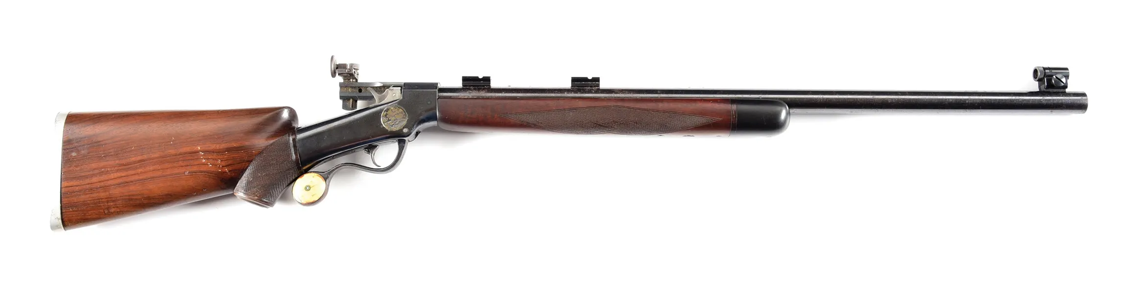 Custom single shot rifle made on Ballard action by... | Barnebys