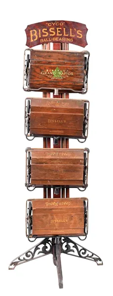 Amazing country store display for Bissel floor sweepers | Barnebys