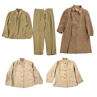 Lot consists of: (A) High quality Japanese Colonel's uniform