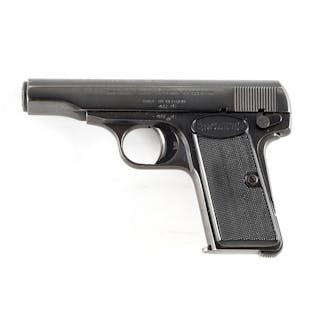 (C) BROWNING MODEL 1955 SEMI AUTOMATIC PISTOL WITH BOX.