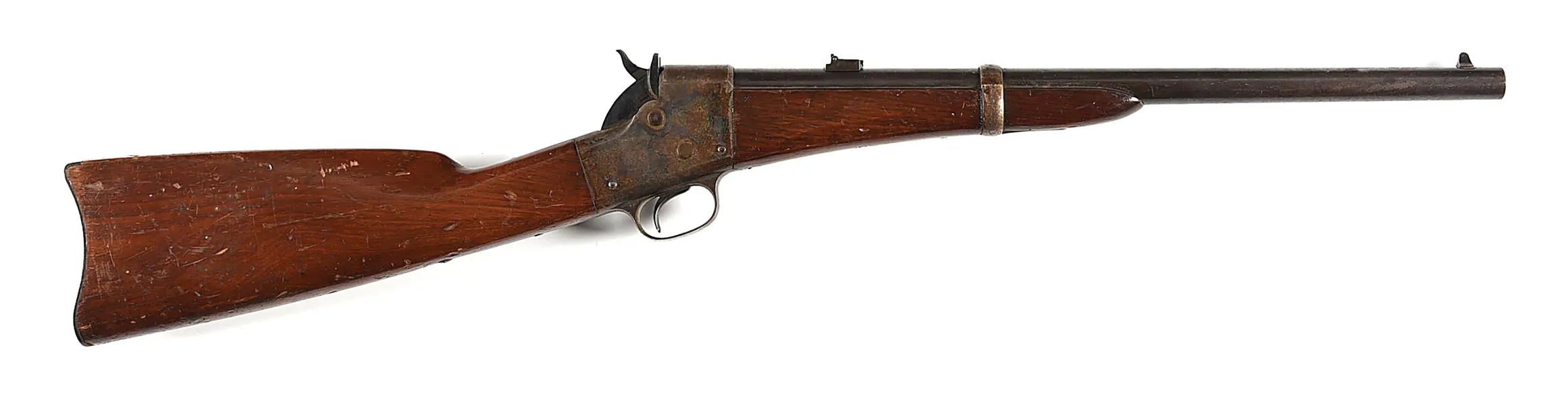 (A) RARE TYPE II REMINGTON SPLIT BREECH ROLLING BLOCK CARBINE. | Barnebys