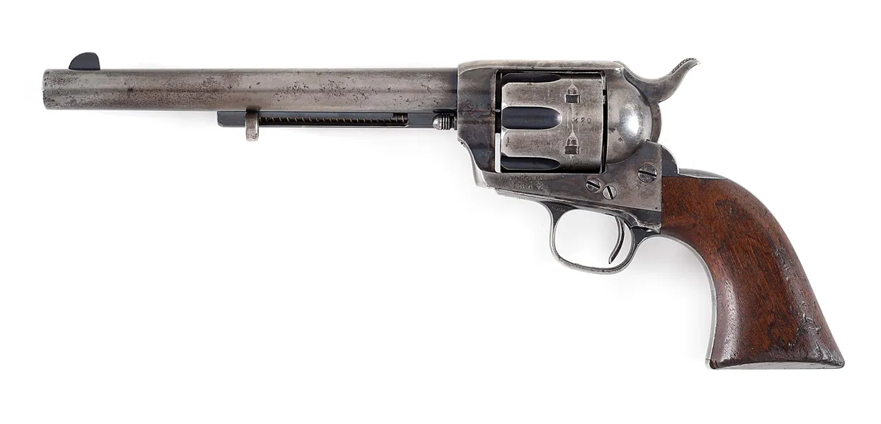 (A) RARE CONDEMNED DFC INSPECTED COLT SINGLE ACTION ARMY CAVALRY ...