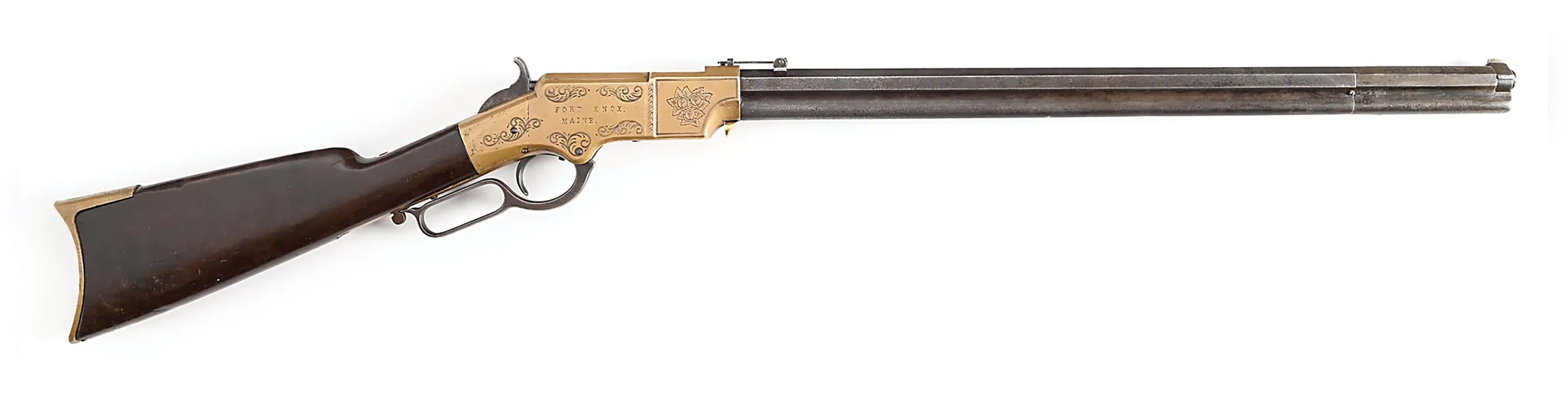 (A) HISTORIC WESTERN HISTORY HENRY MODEL 1860 LEVER ACTION RIFLE ...