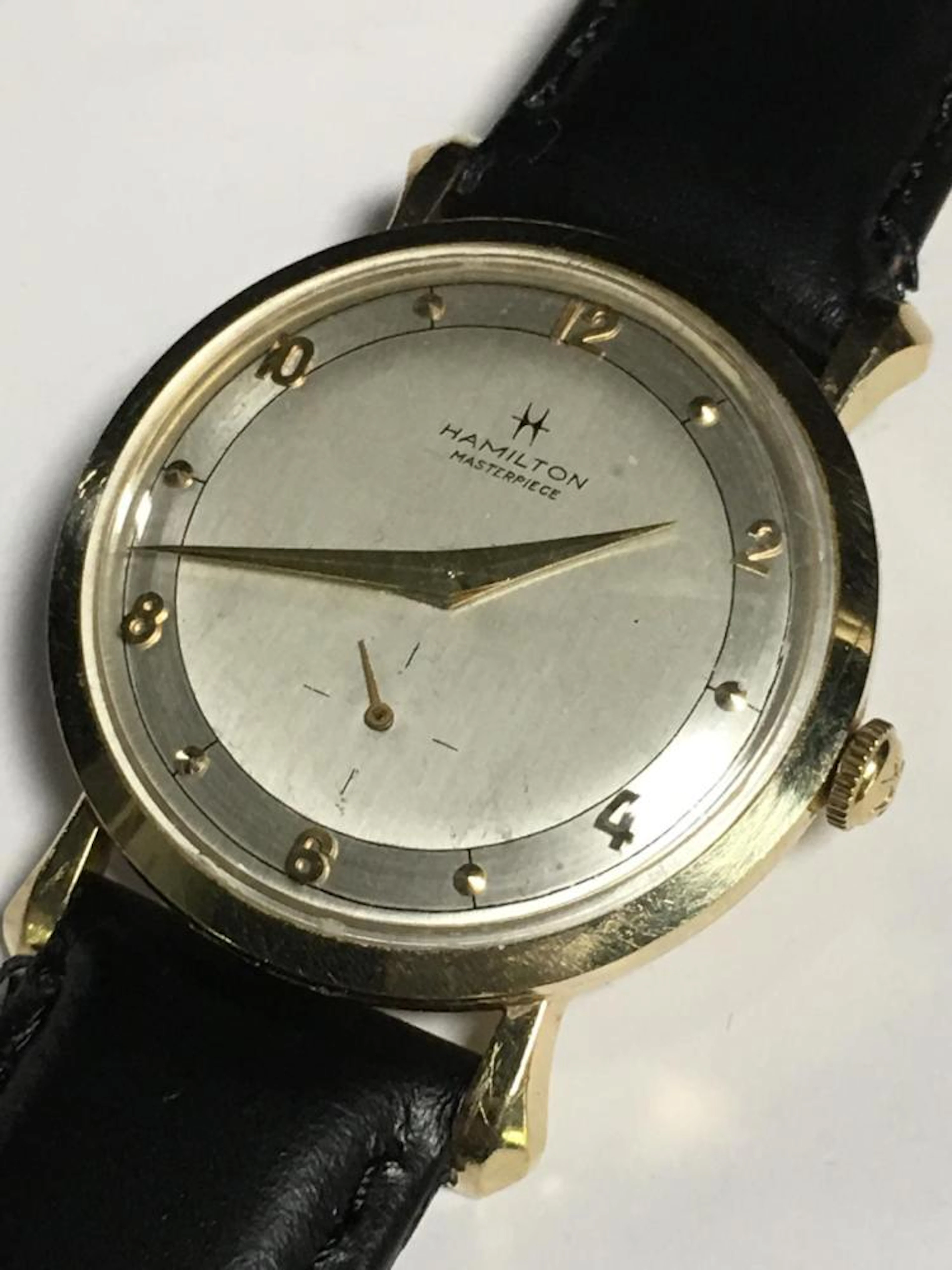 * Hamilton Masterpiece 10k Gold Wrist Watch