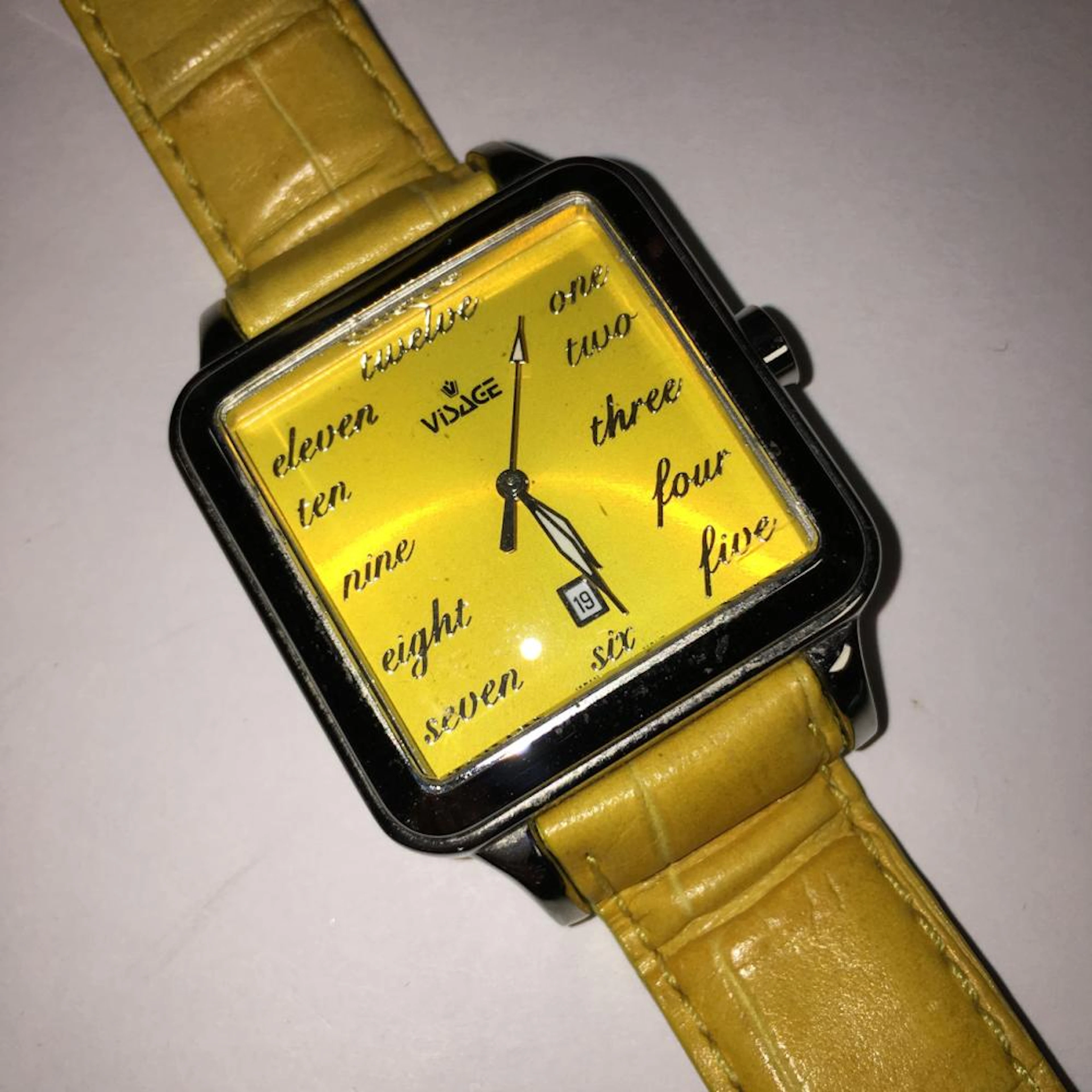 Visage Stainless Steel Wrist Watch