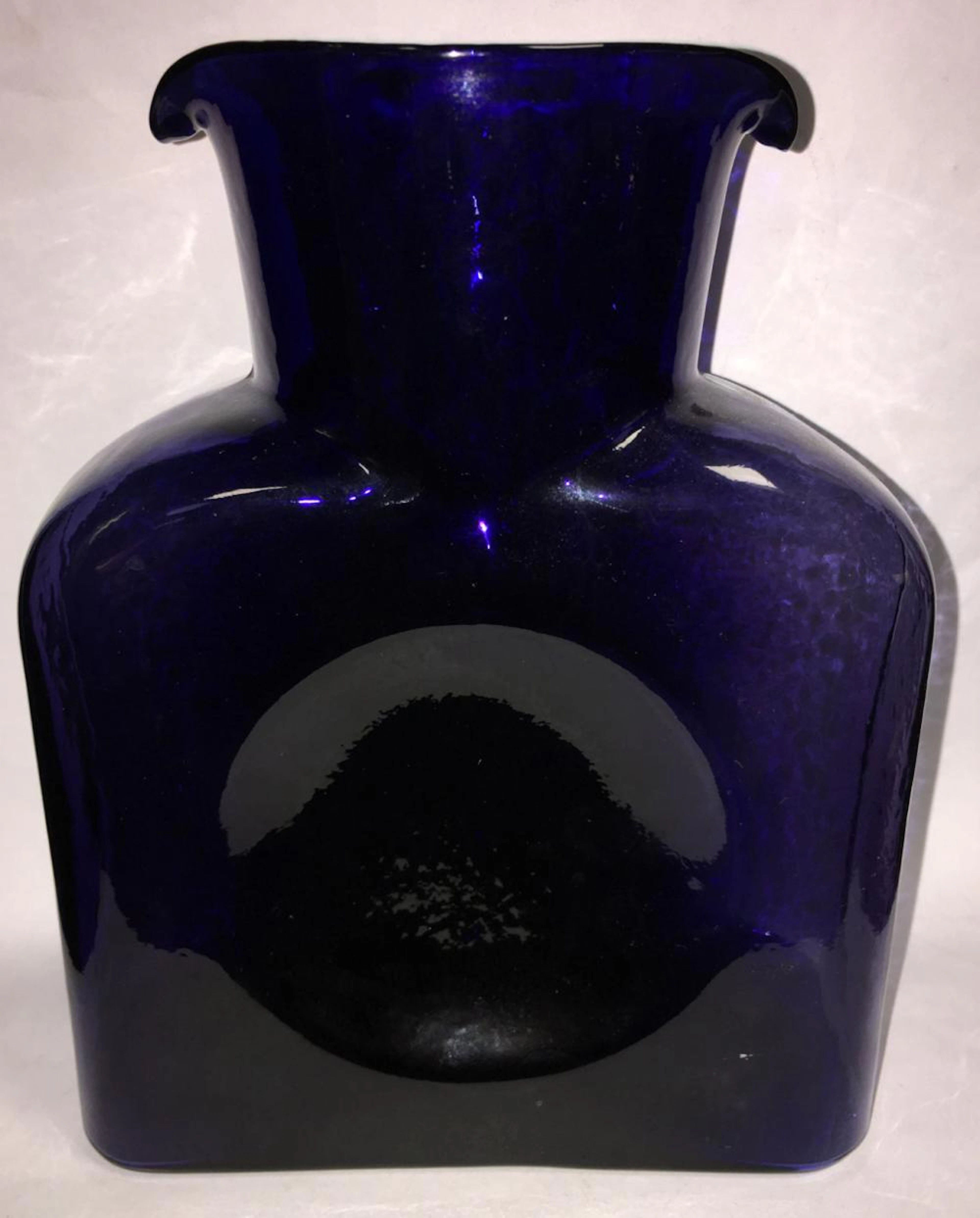 Blown Blinko Amethyst Glass Carafe