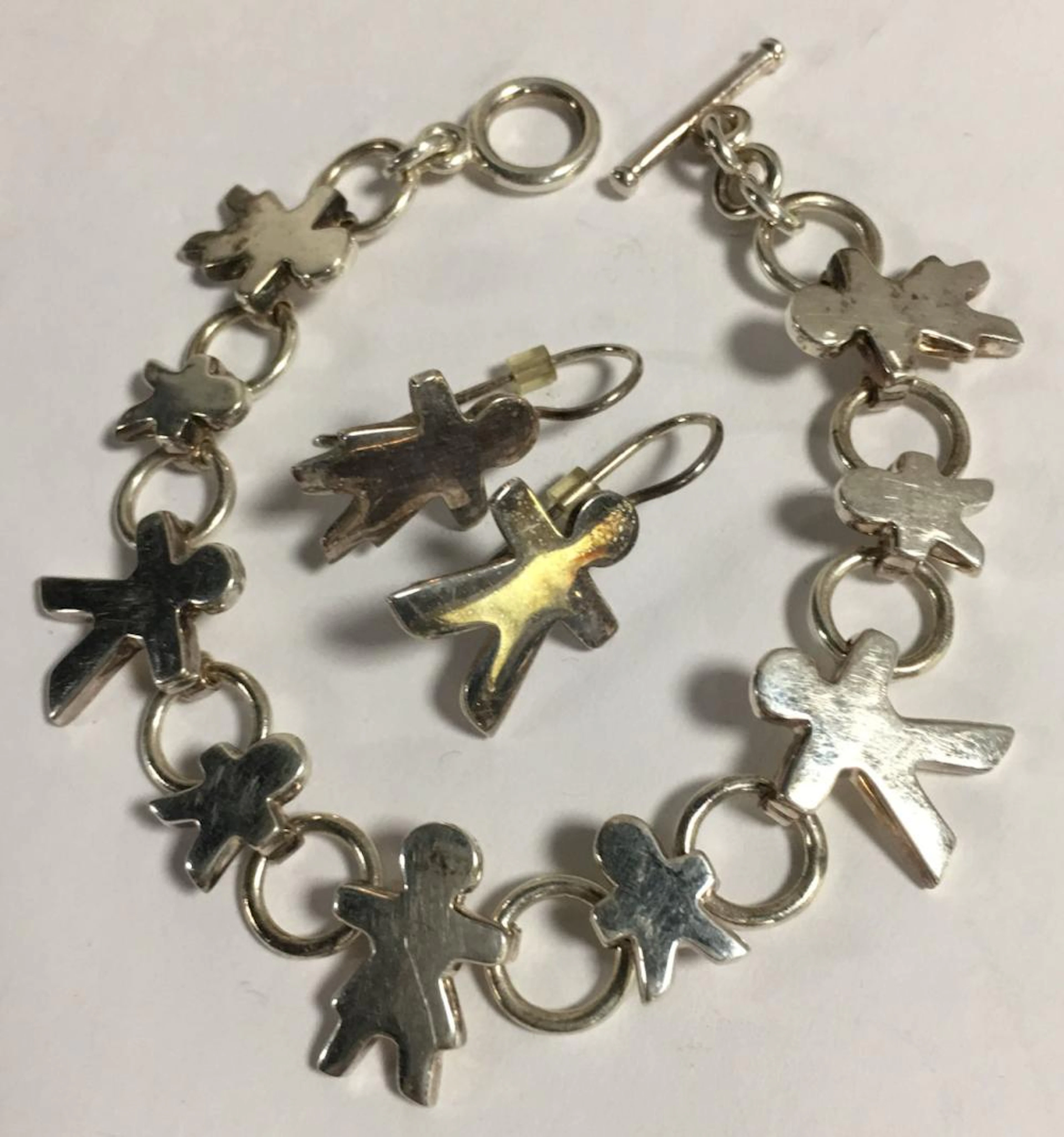 Silpada Designs Sterling Bracelet & Earrings