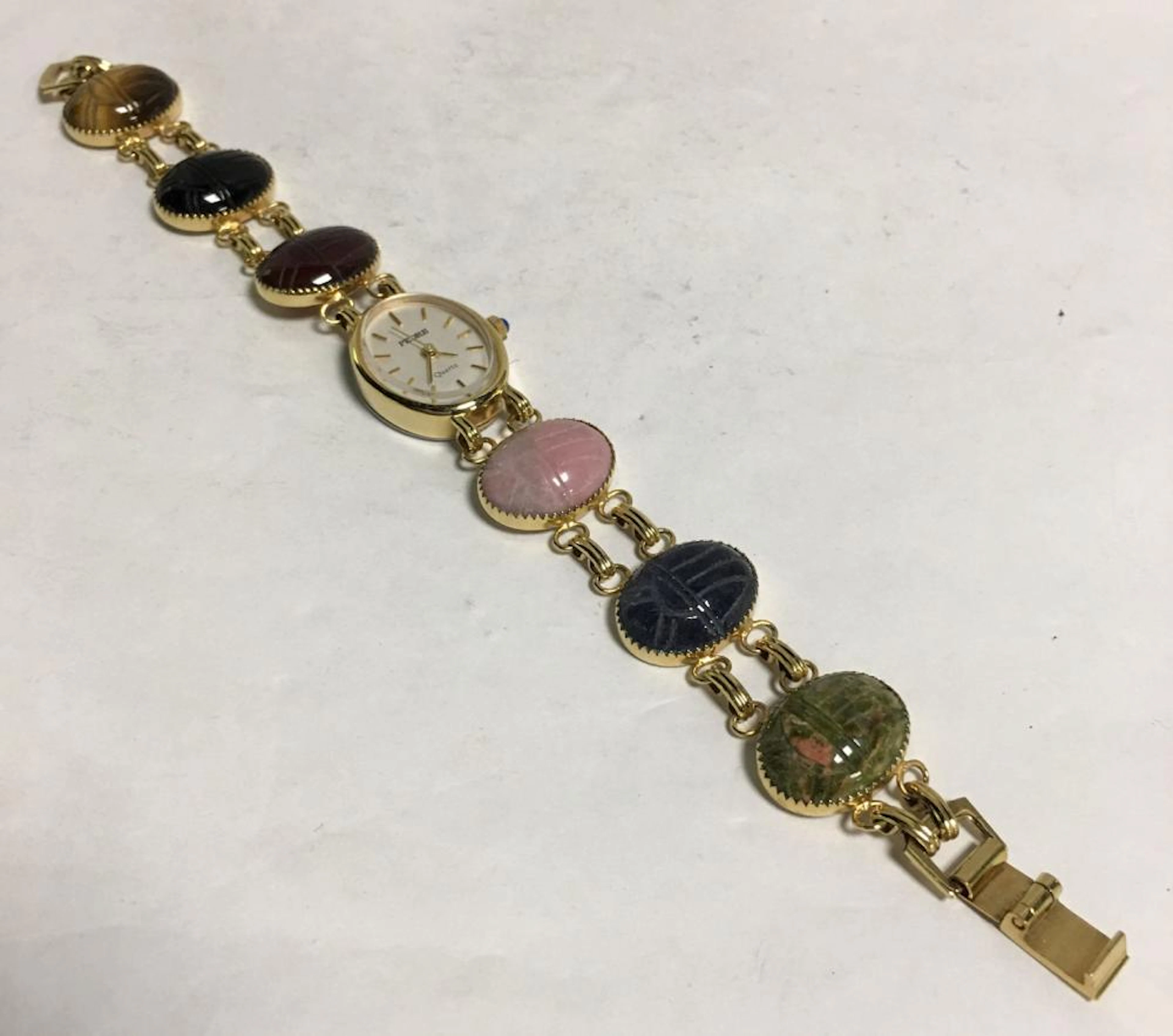 Pedre Wrist Watch With Scarab Bracelet