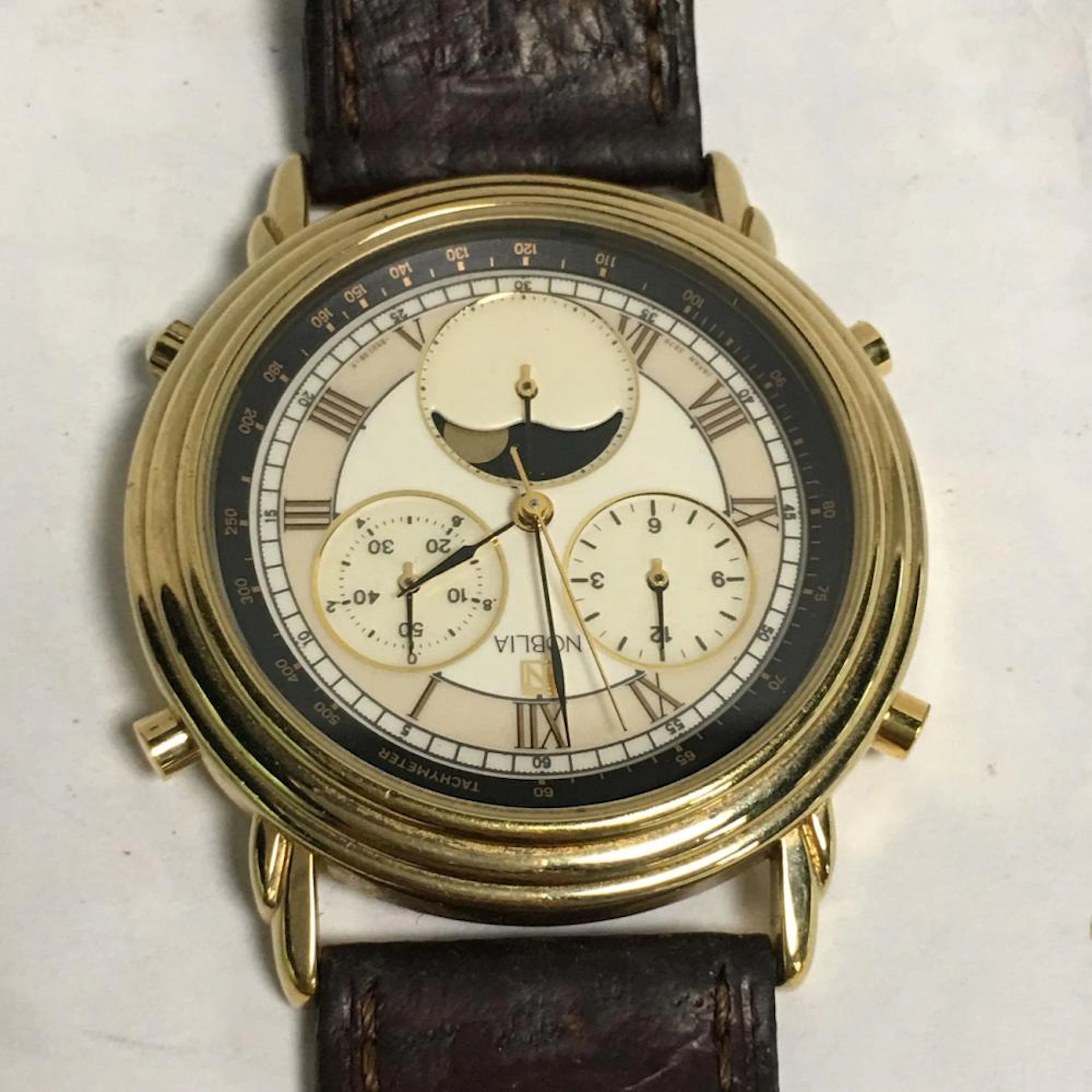 Citizen Noblia Wristwatch With Leather Band