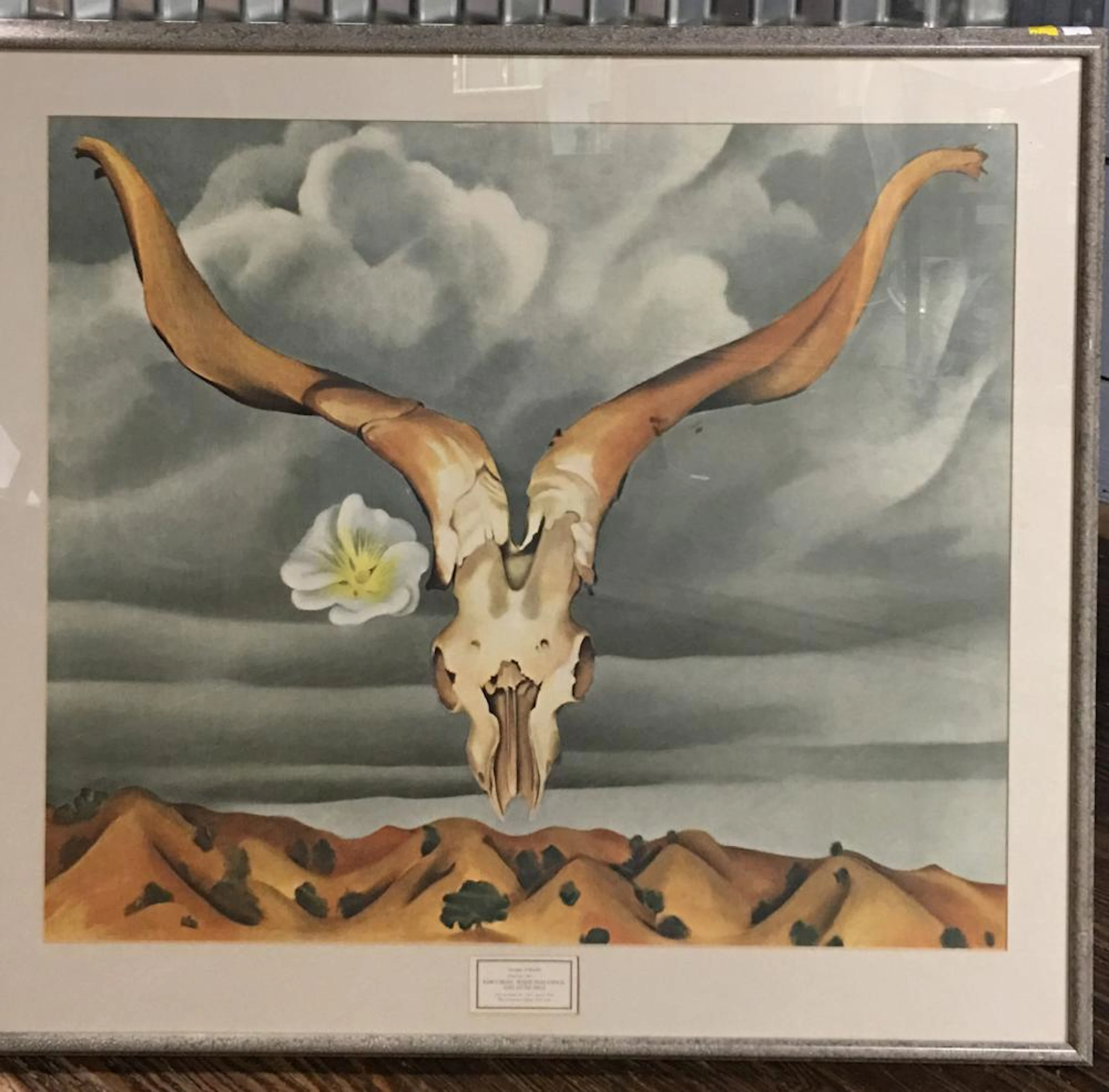 Georgia O'keefe Print, Ram's Head