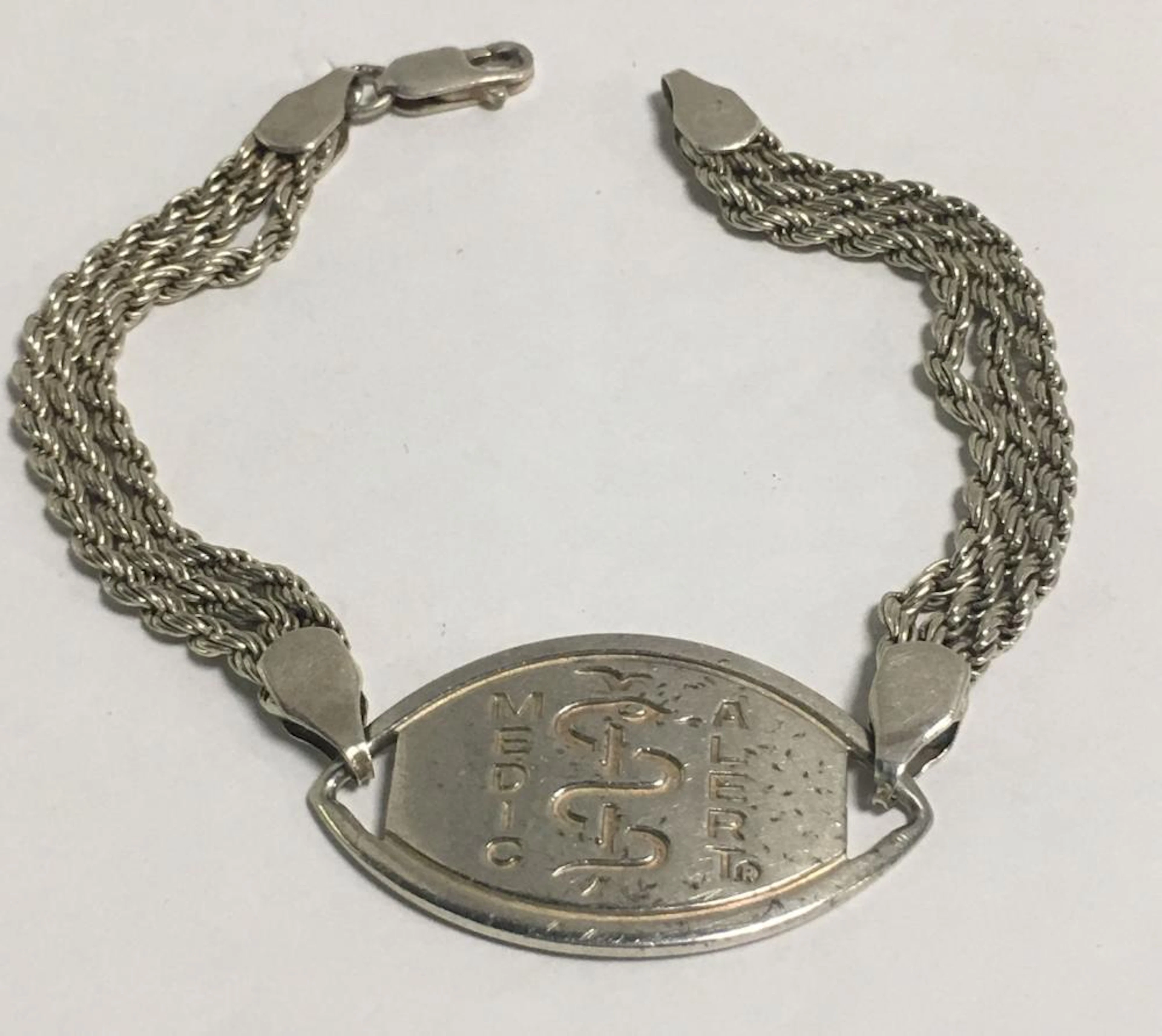 Sterling Silver Medic Alert Bracelet