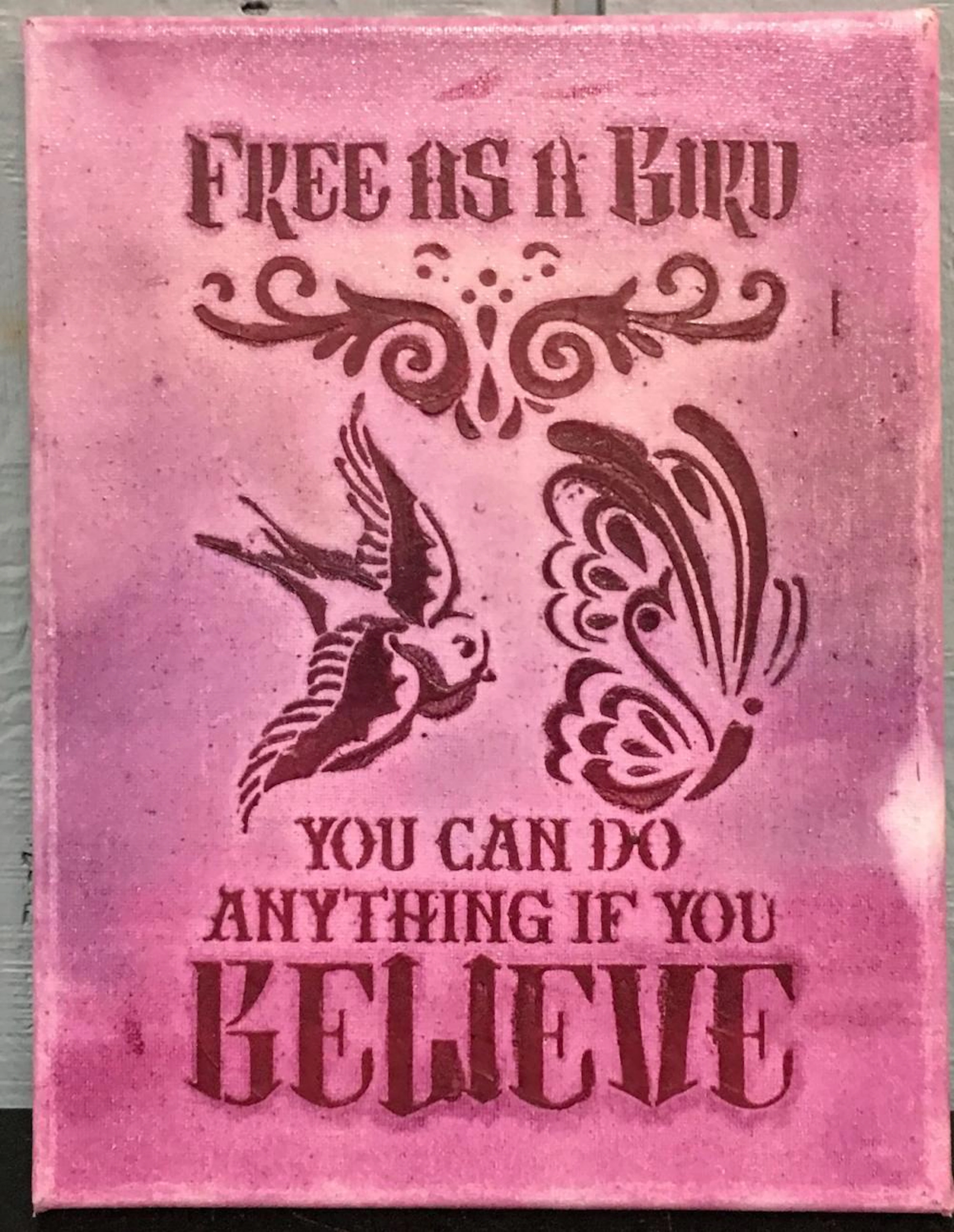 Print On Canvas, Free As A Bird