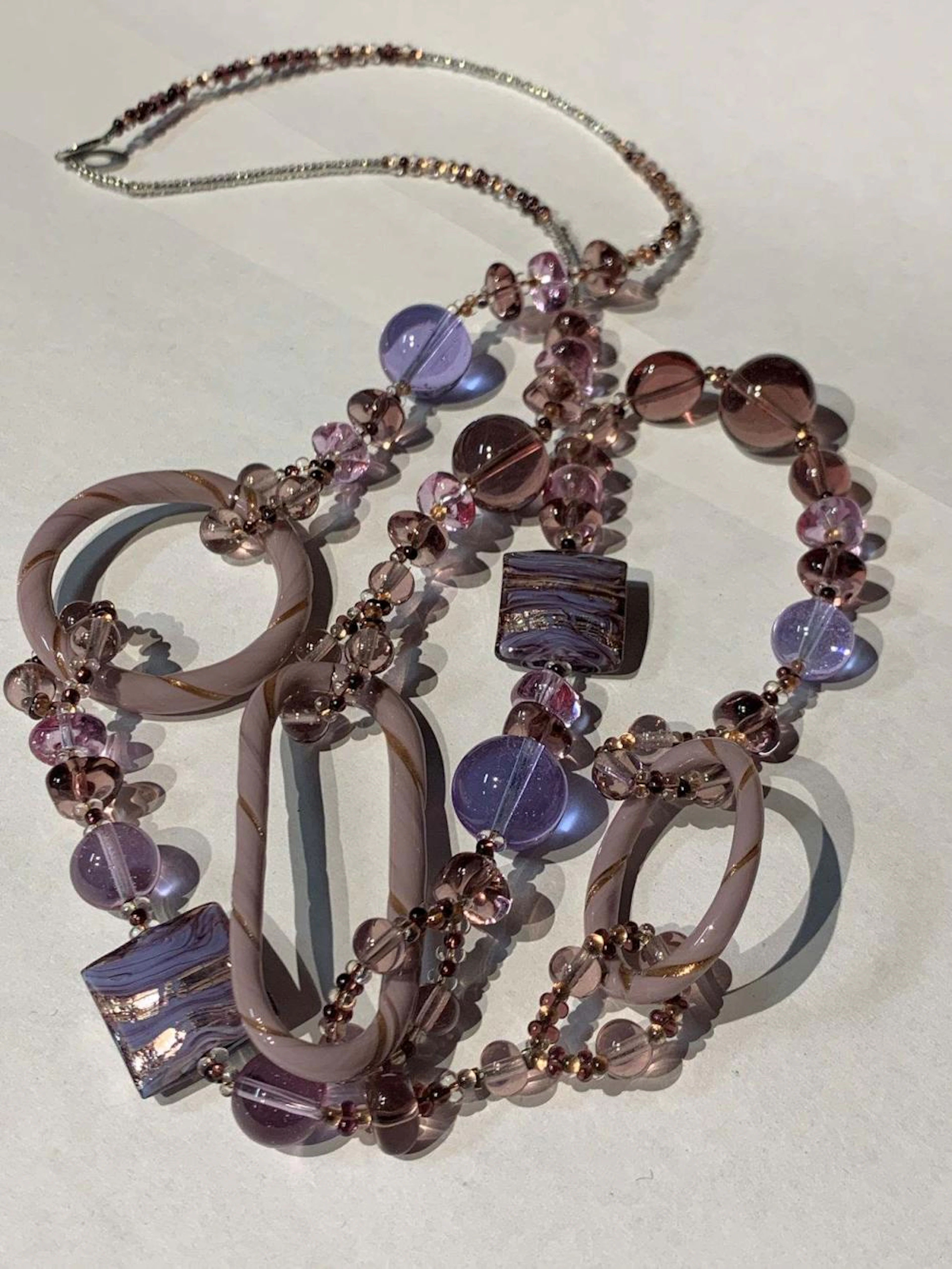 Antica Murrina Murano Art Glass Bead Necklace