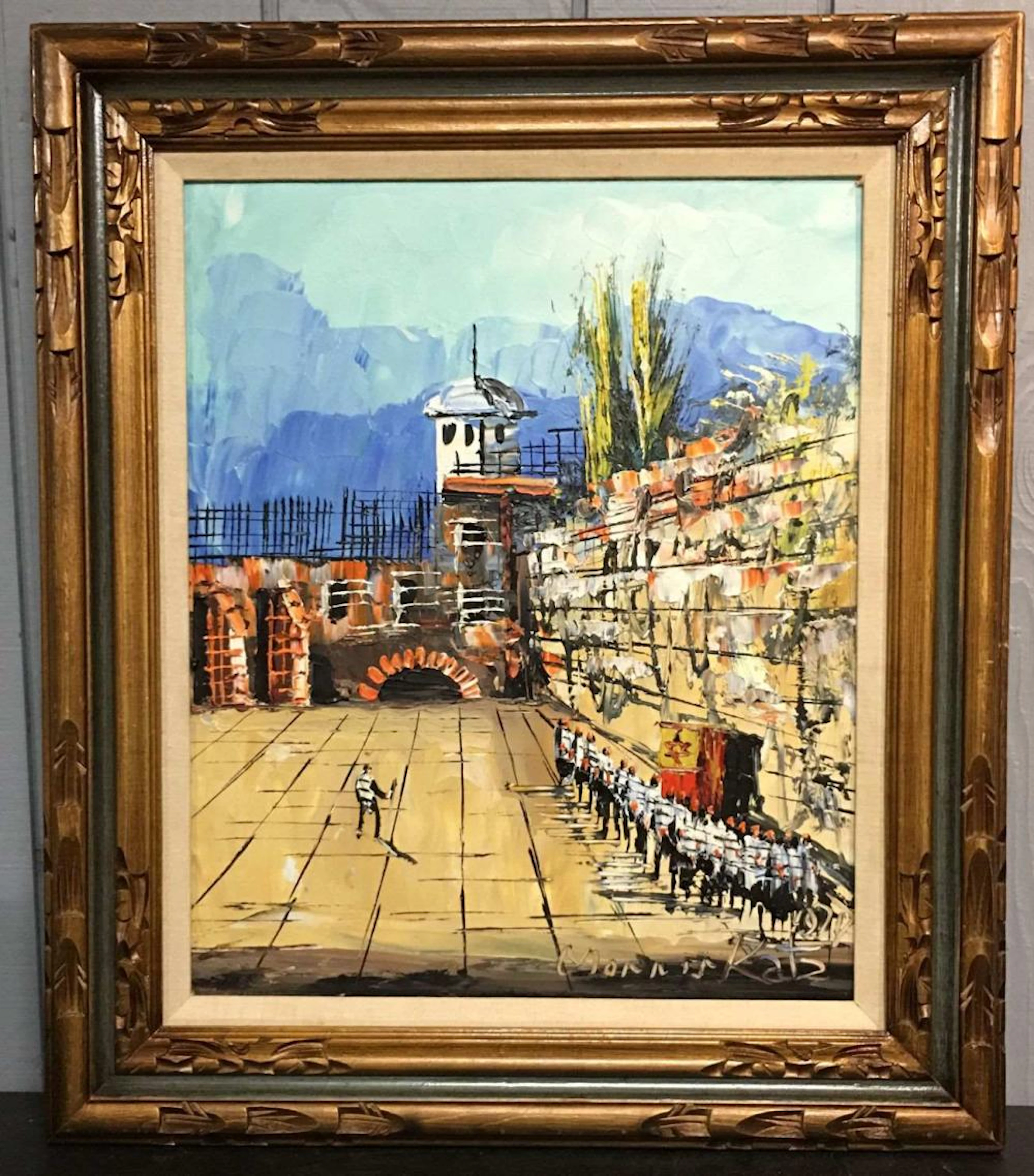 Morris Katz Oil On Board