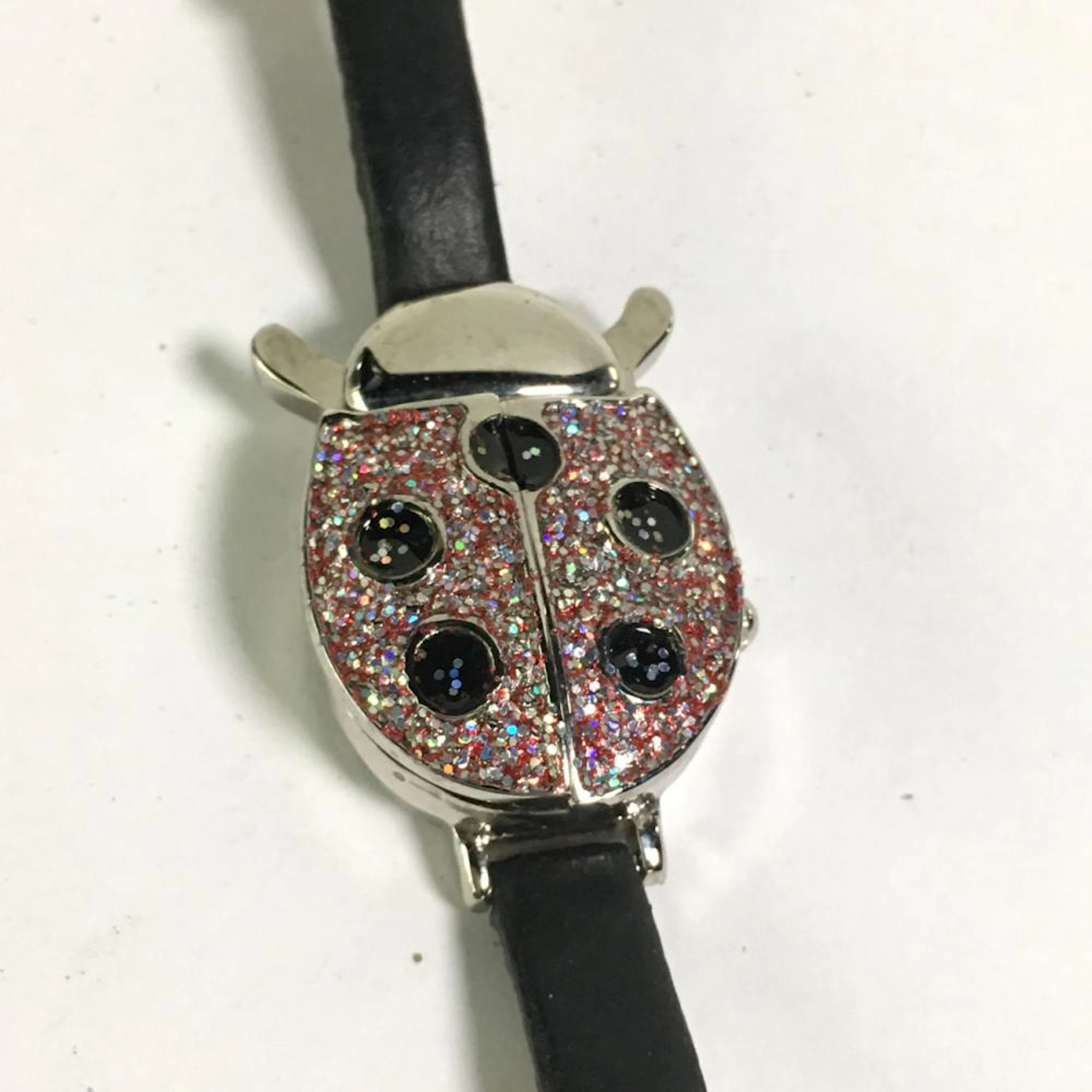 Gossip Lady Bug Genuine Leather Wrist Watch