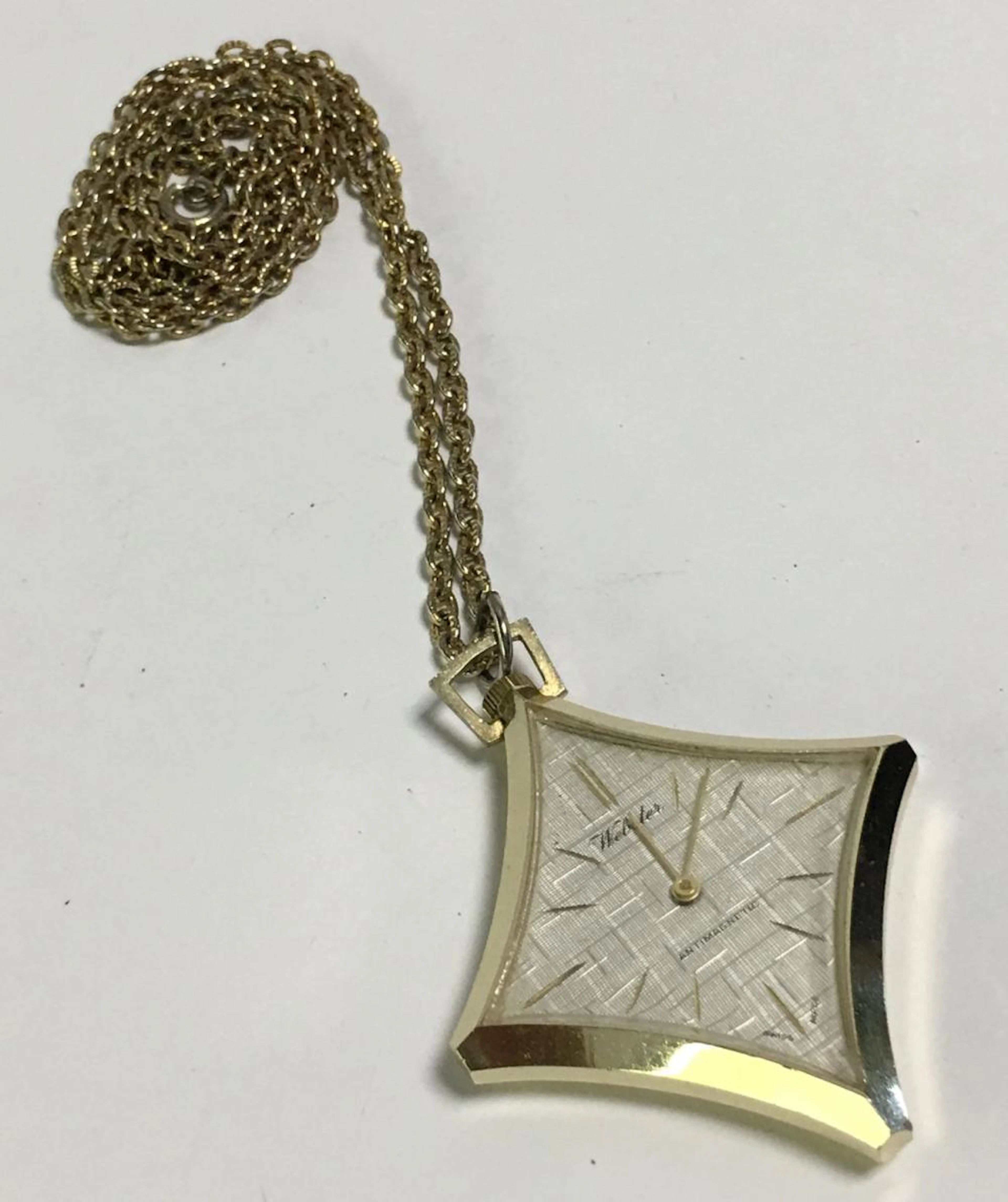 Webster Antimagnetic Aluminum Watch Necklace