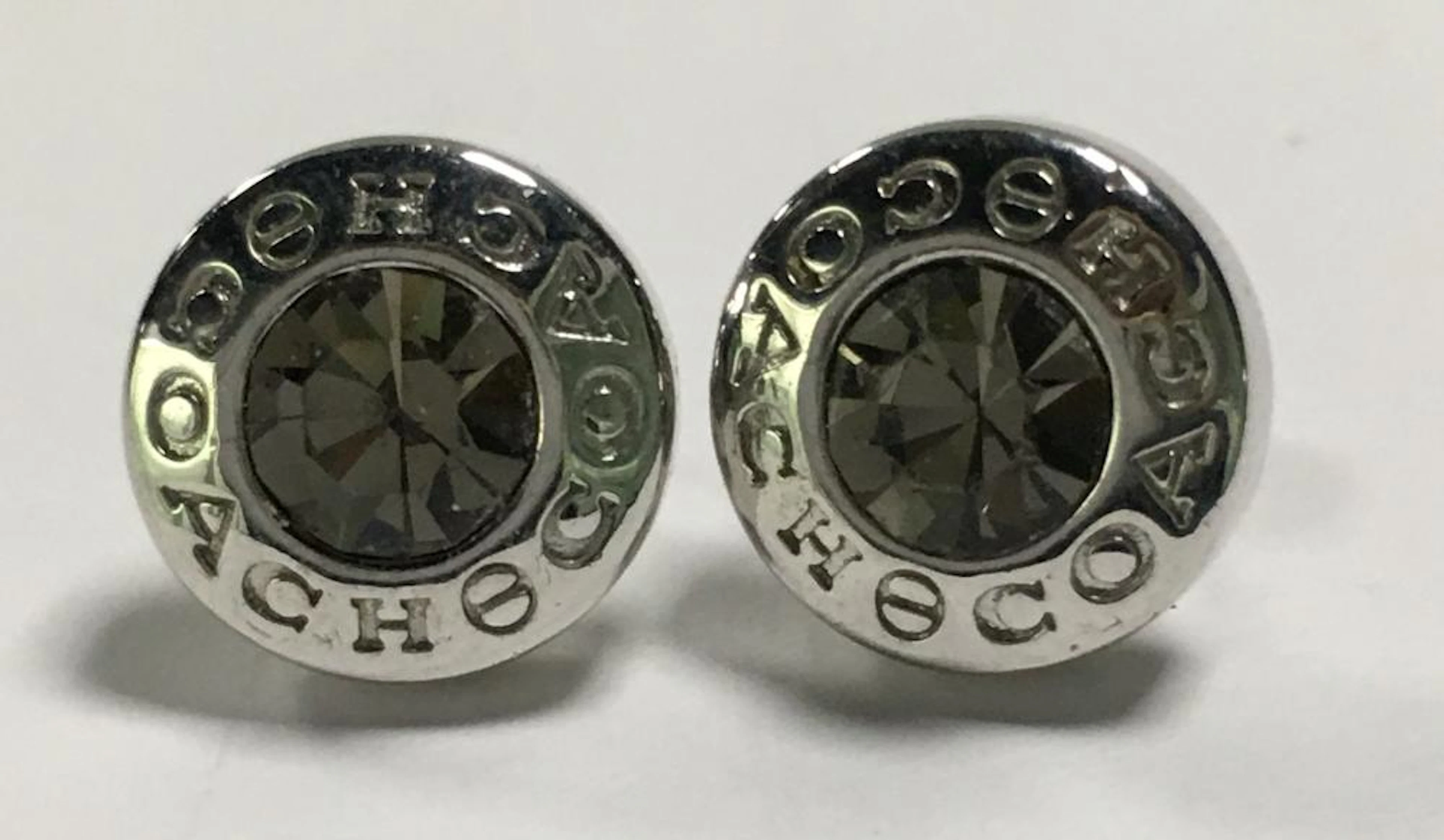 Earrings Engraved Coach