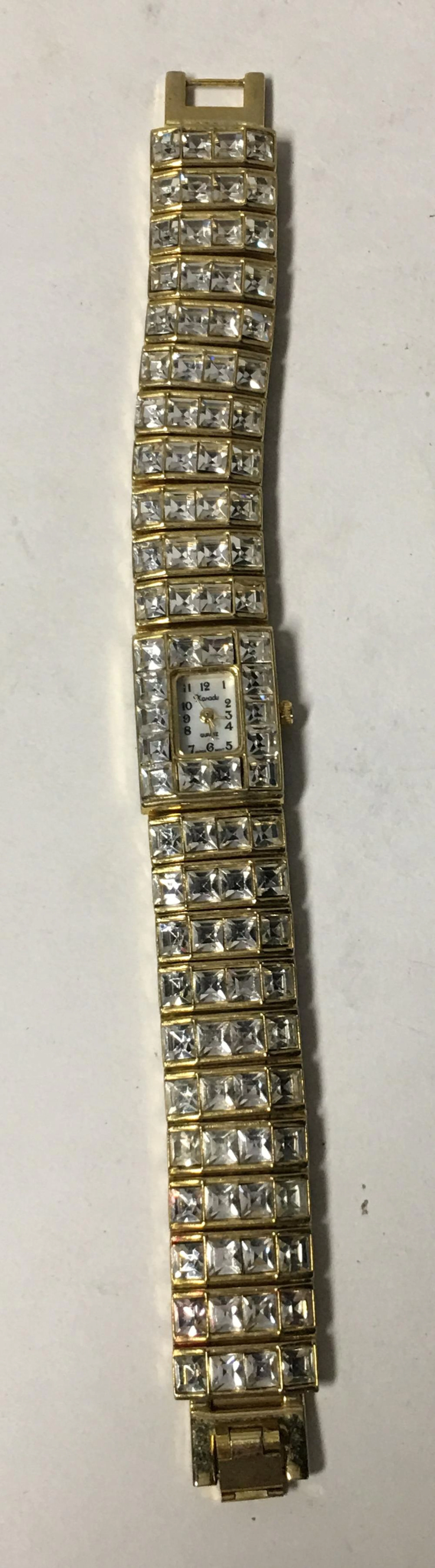 Xanadu Quartz Goldtone & Rhinestone Watch