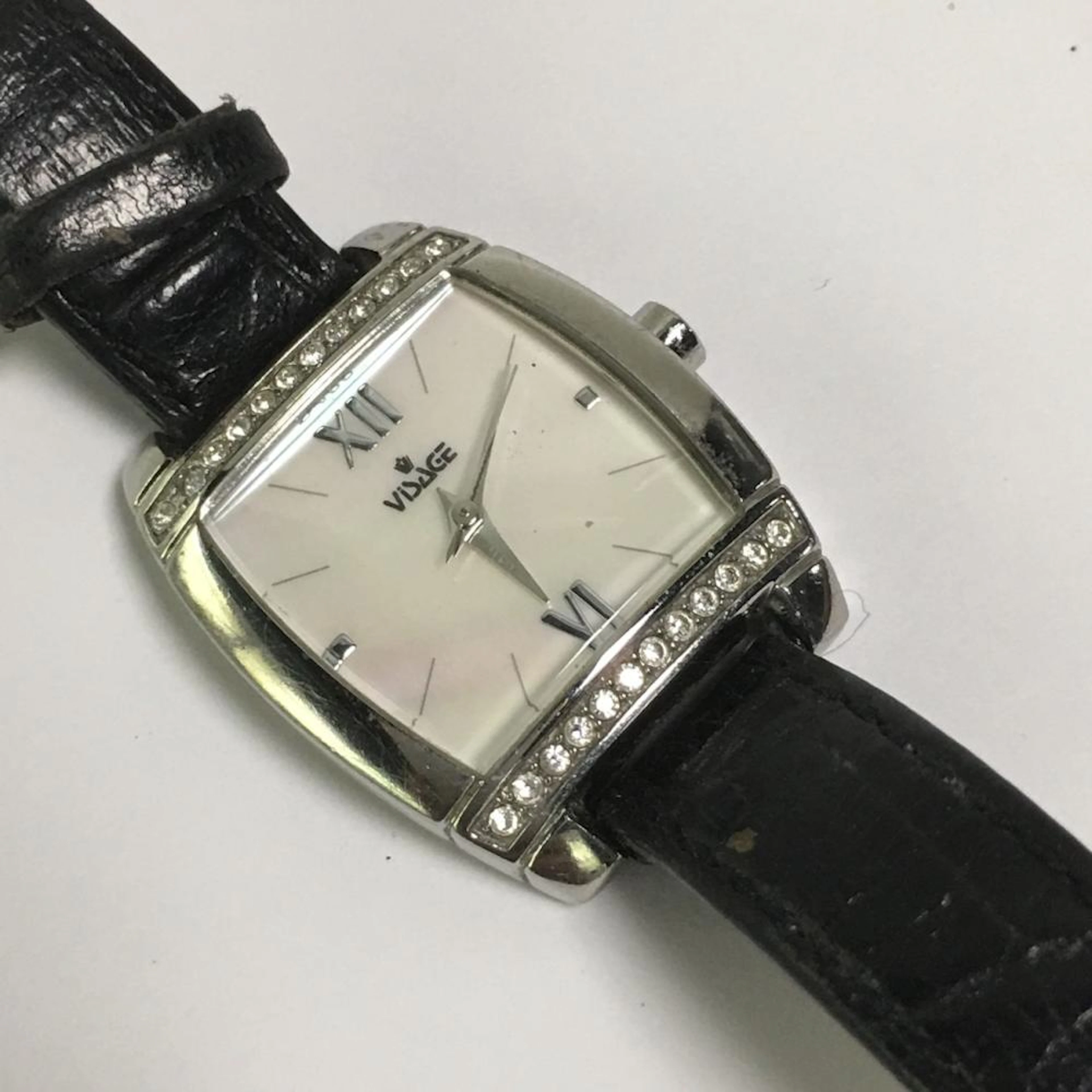 Visage Black Wrist Watch