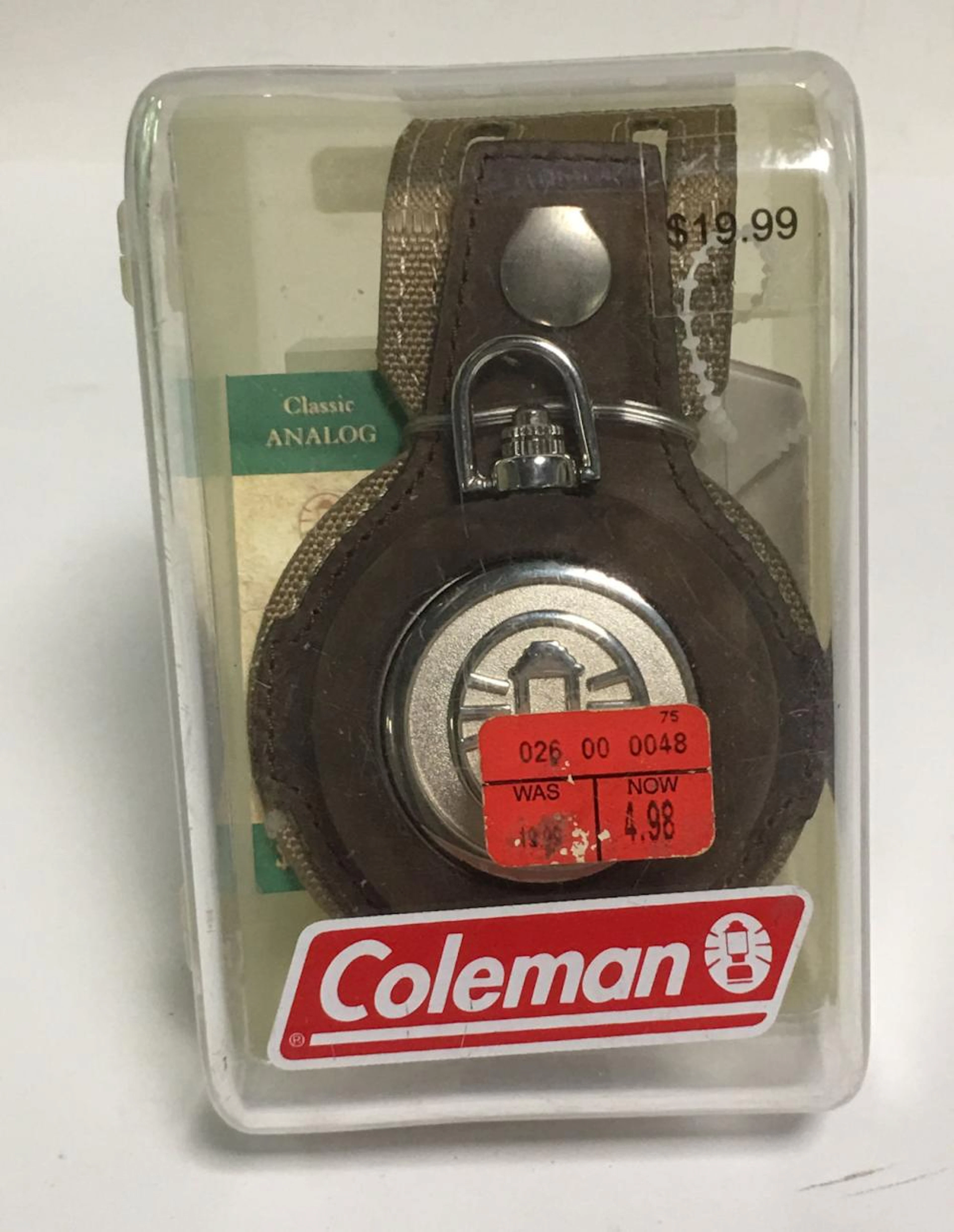 Watch With Belt Attachment In Coleman Box