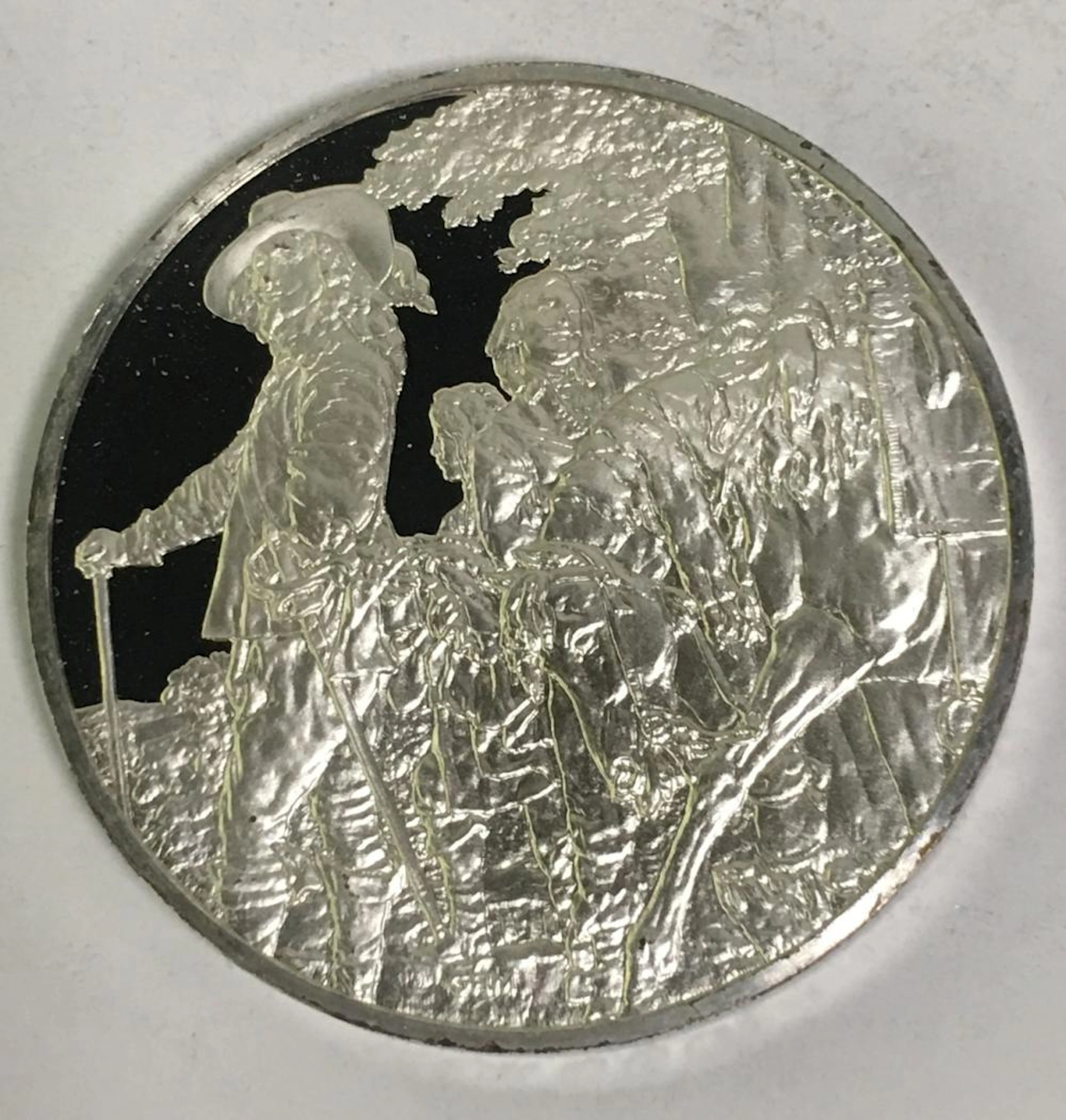 Sterling Round, Portrait Of Charles 1 Of England