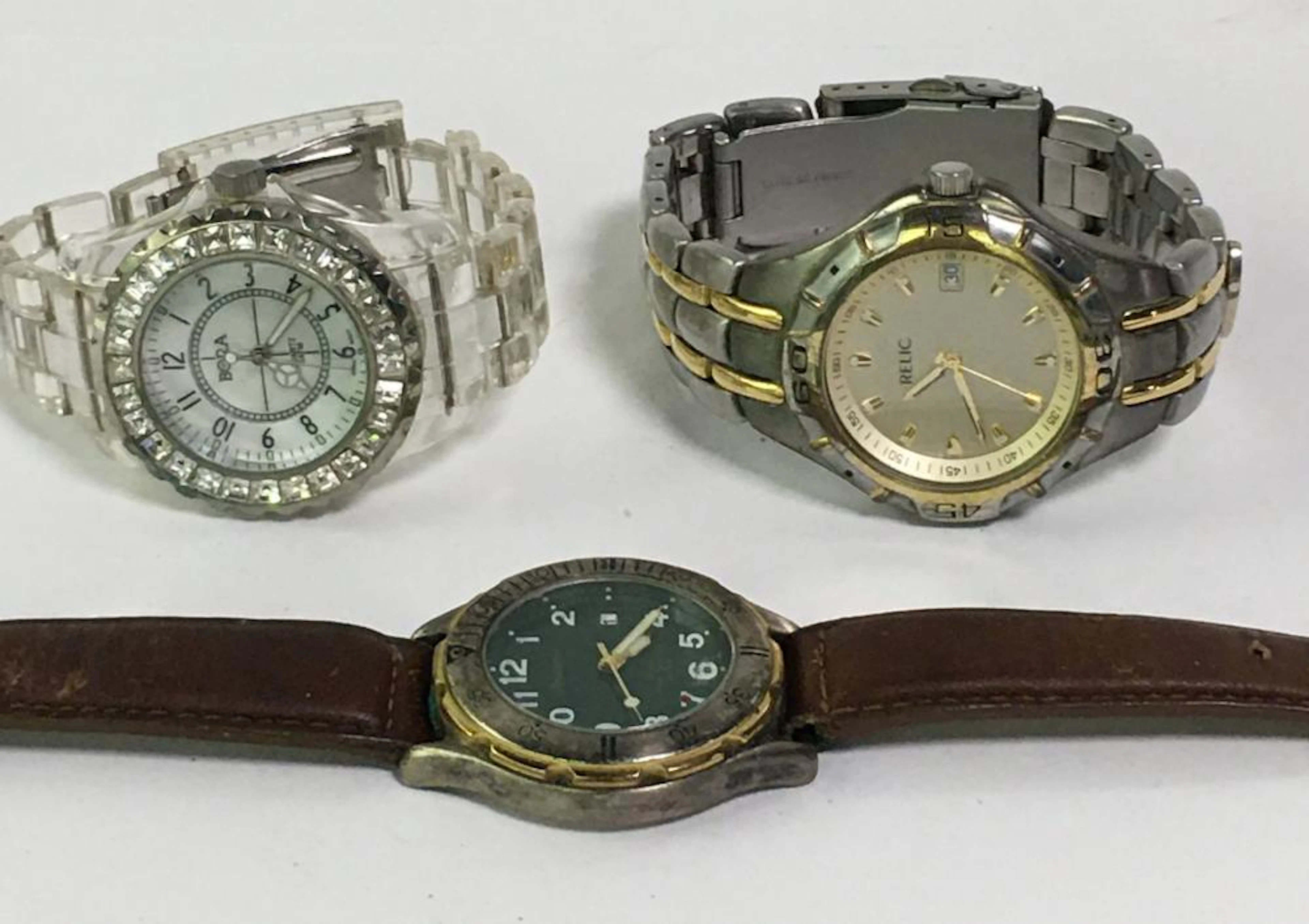 Group Of Watches Incl. Bora, Relic, Remingto