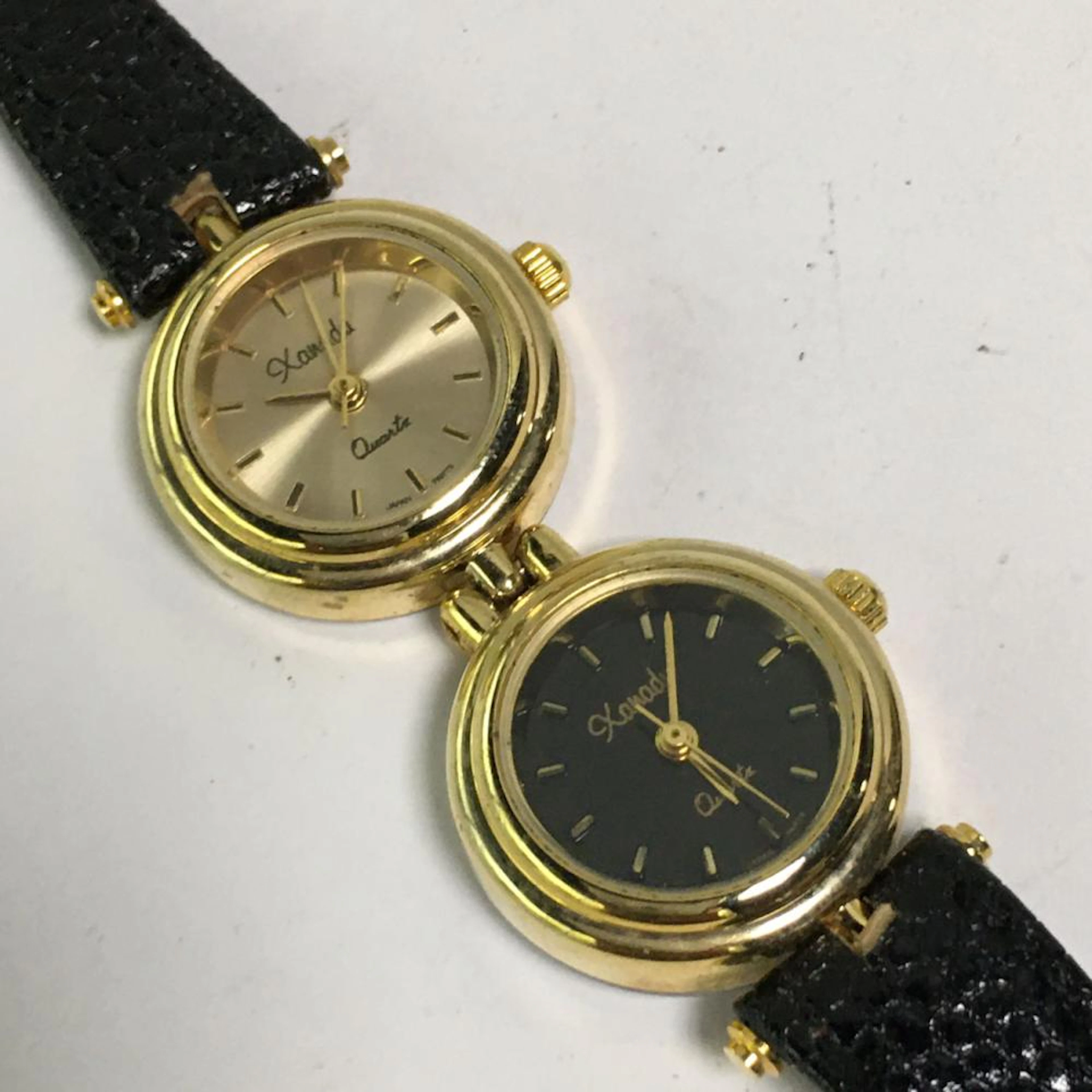 Xanadu Quartz Double Watch Face Wrist Watch