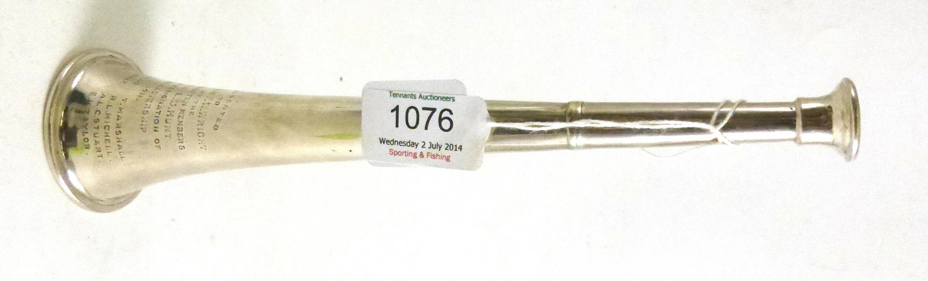 A Silver Hunting Horn