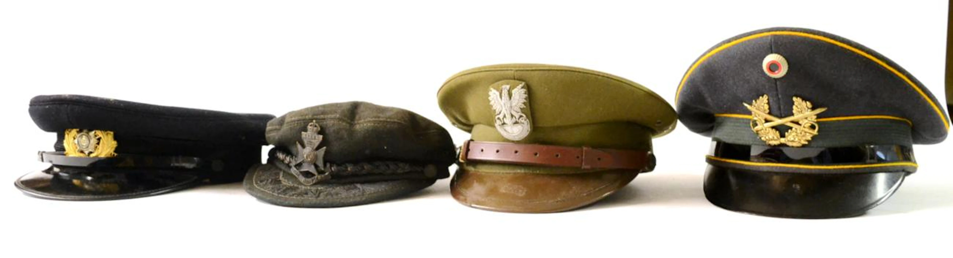 A Post Second World War Polish Army Officer's Peaked Cap