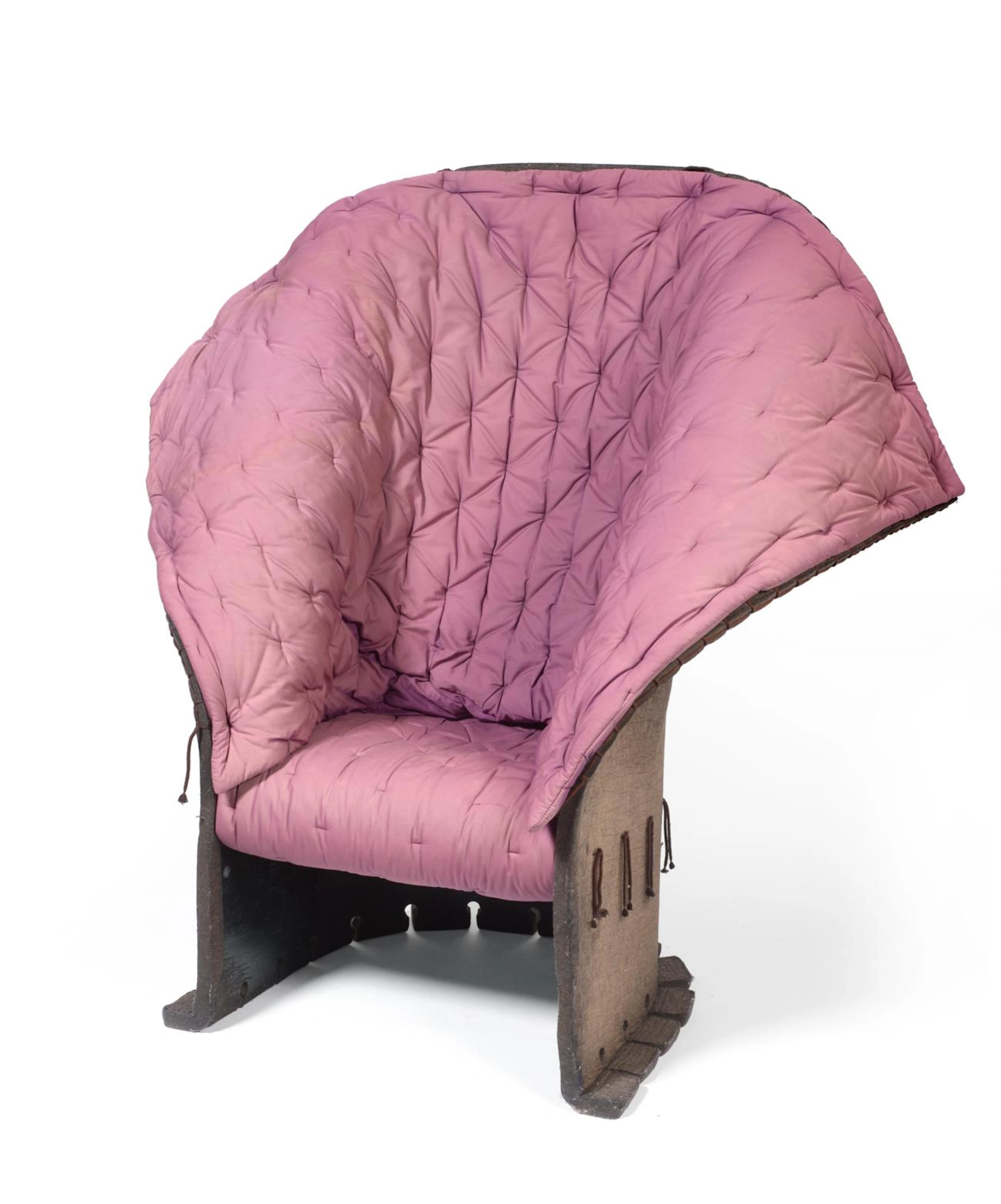 Gaetano Pesce for Cassina: "I Feltri" Armchair the frame of stitched...